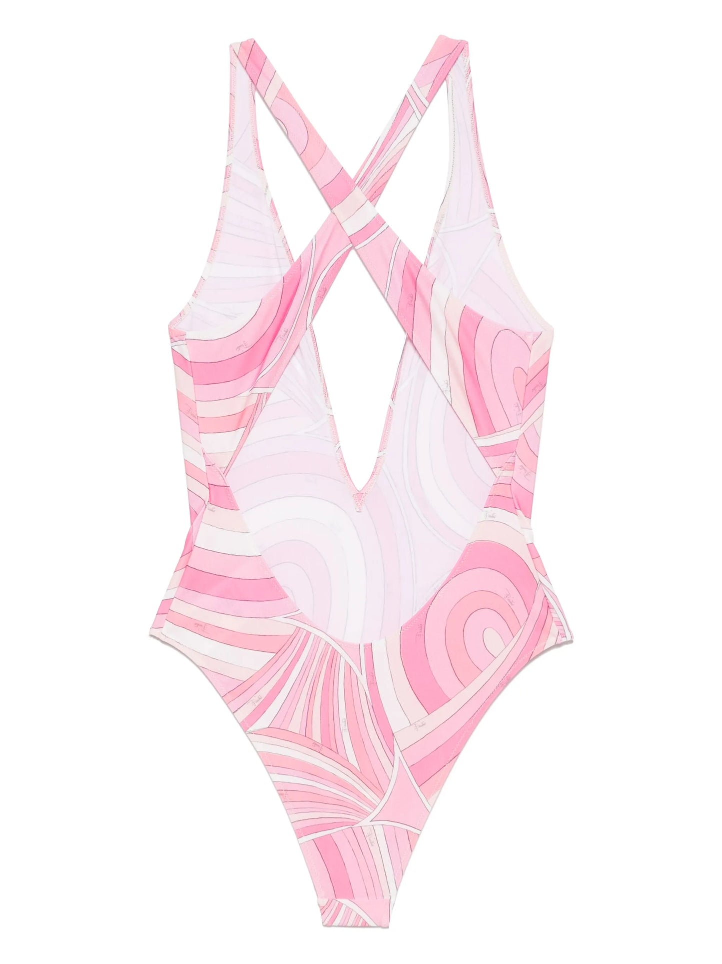 Iride-print swimsuit