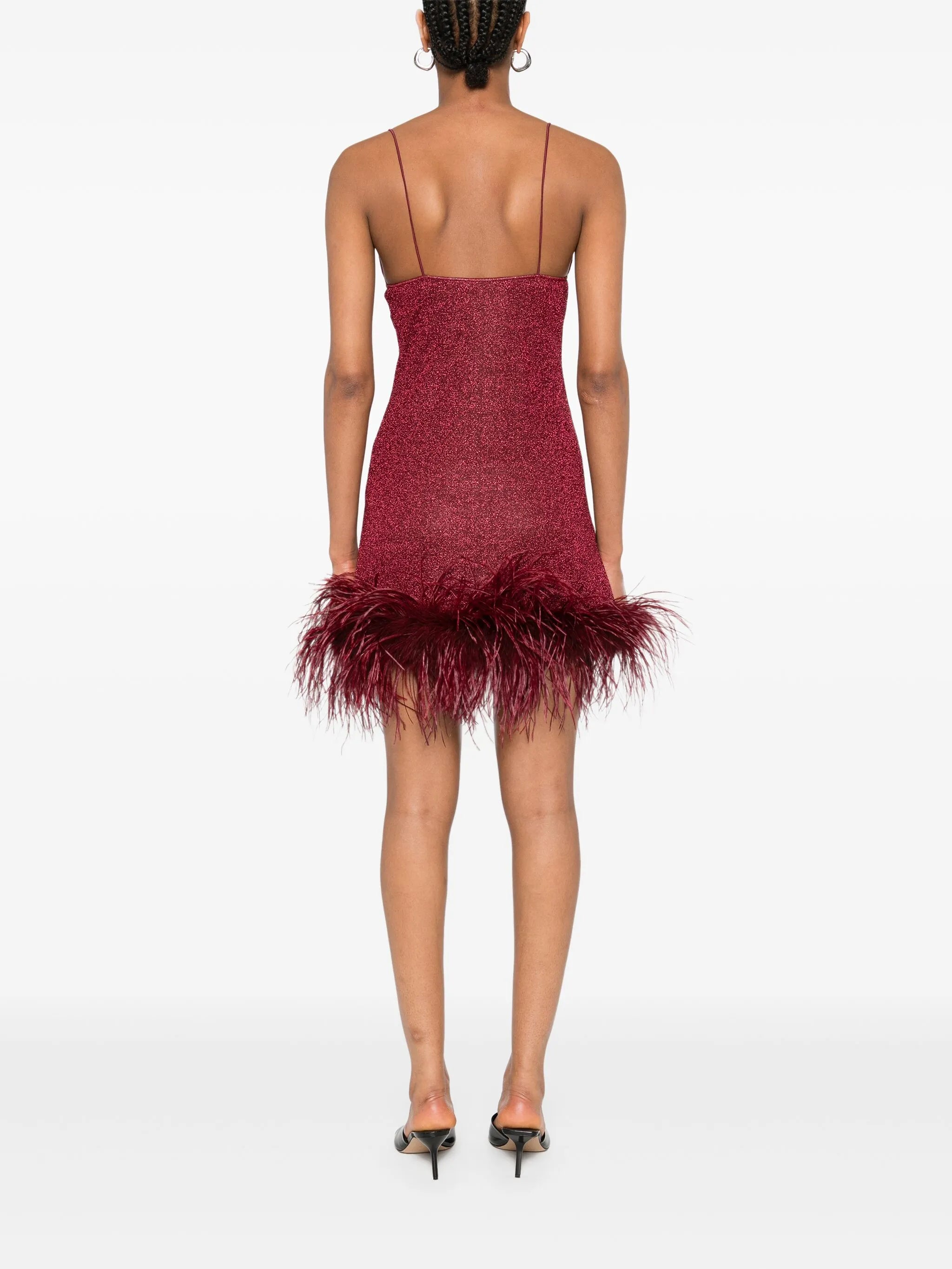 Lumière Plumage mini dress