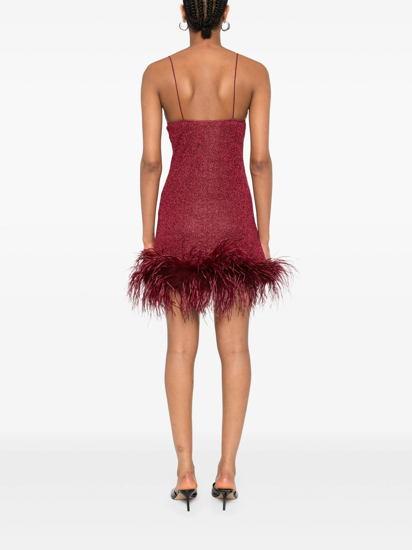 Lumière Plumage mini dress