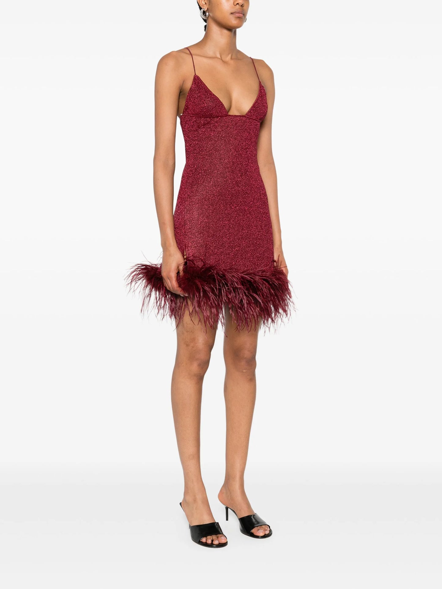 Lumière Plumage mini dress