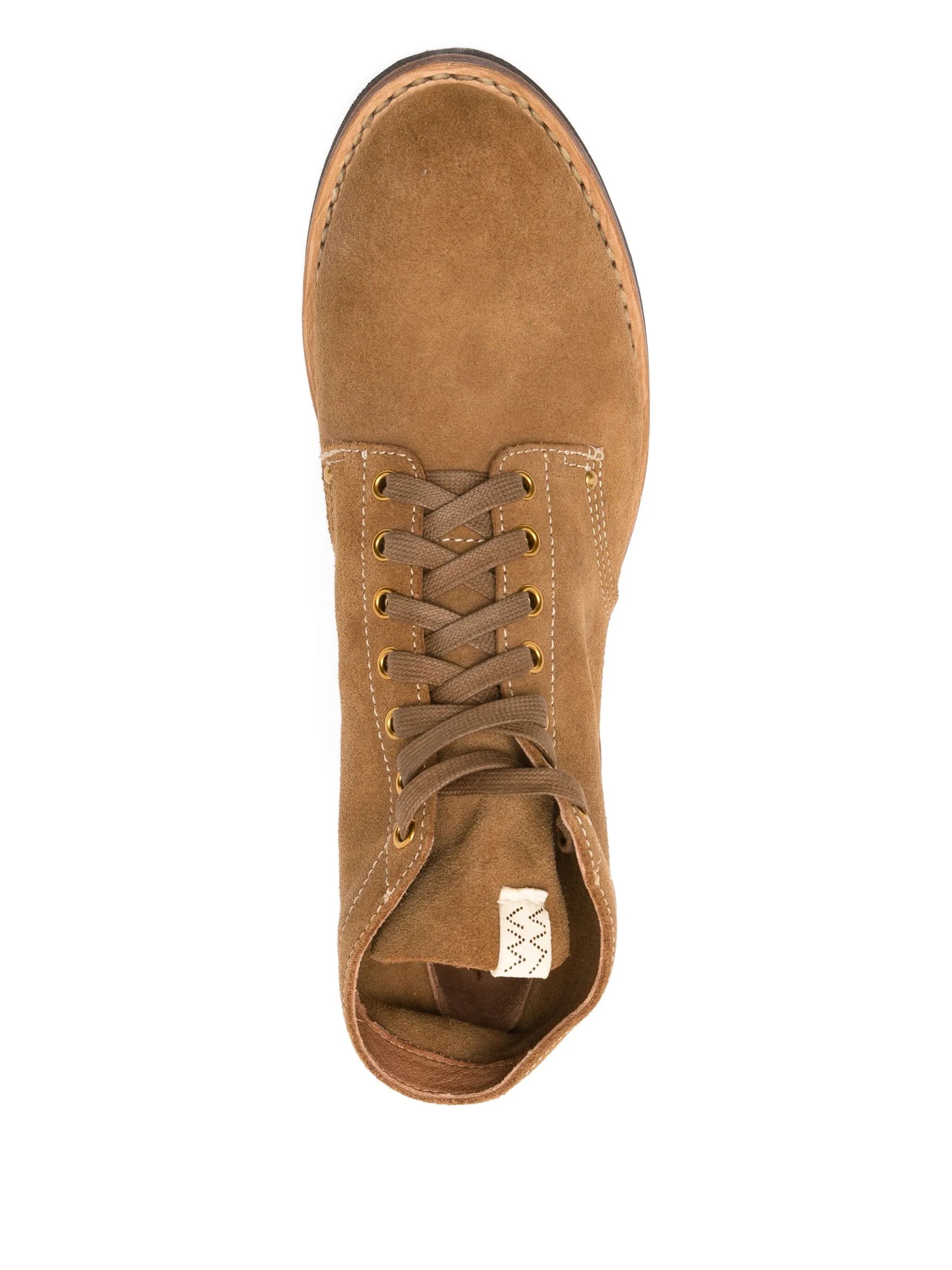 Brigadier lace-up suede boots