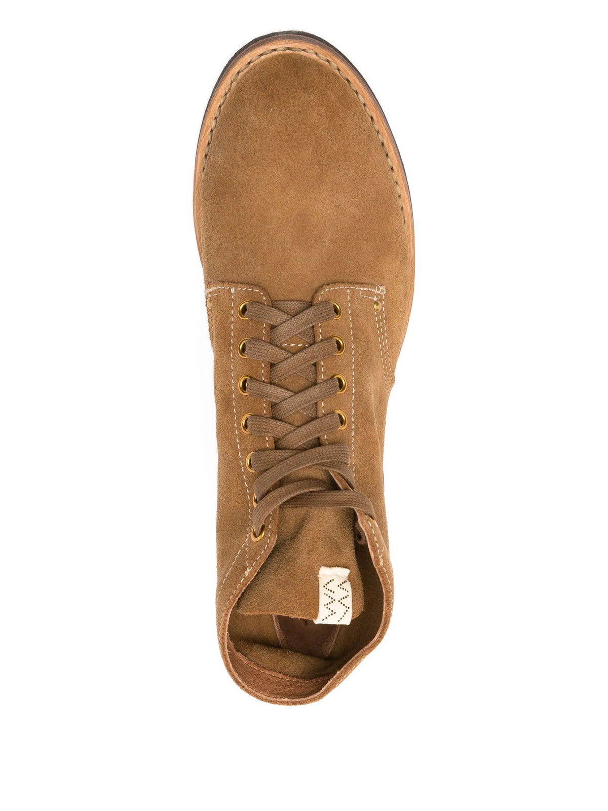 Brigadier lace-up suede boots