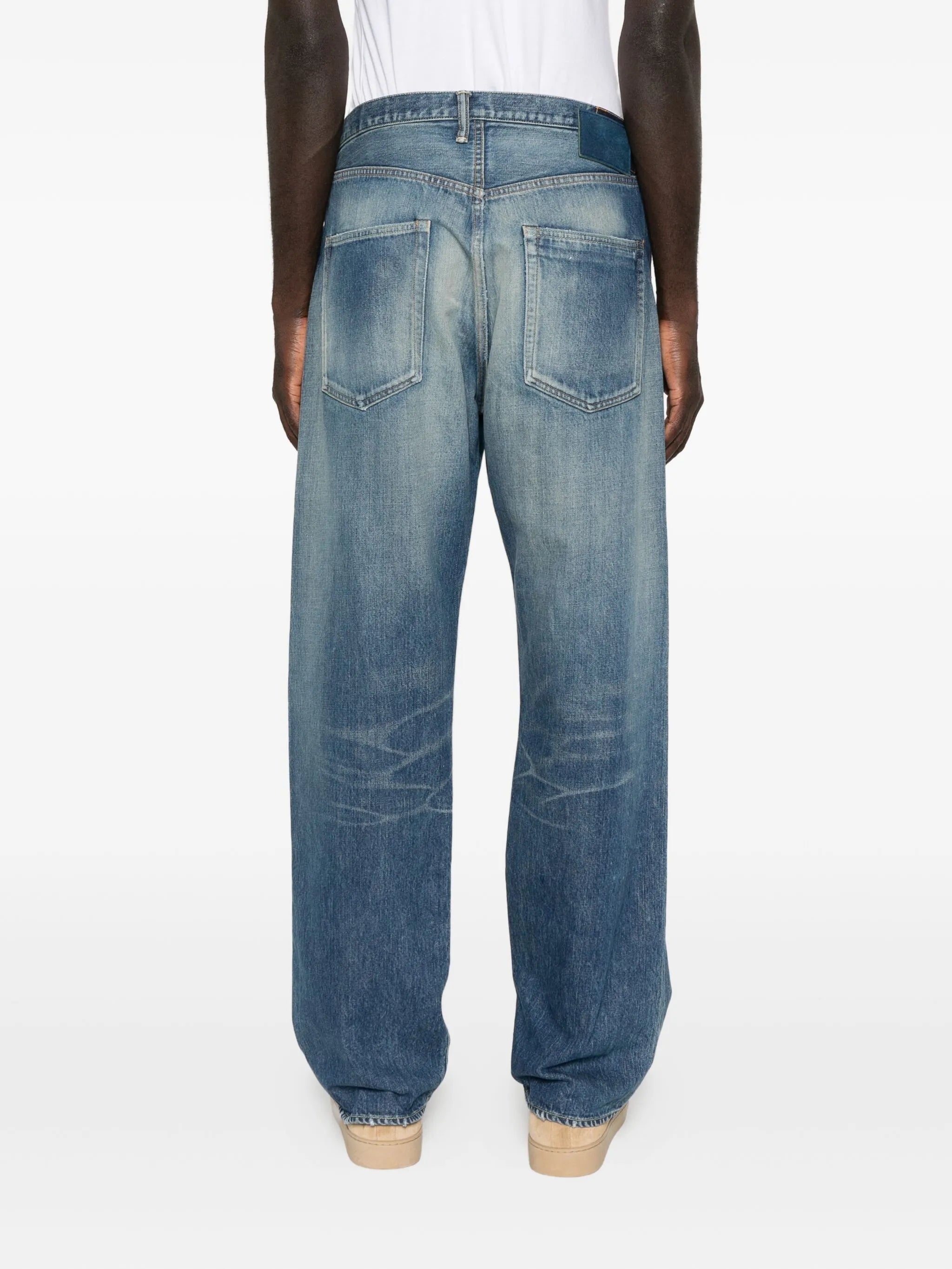 distressed jeans