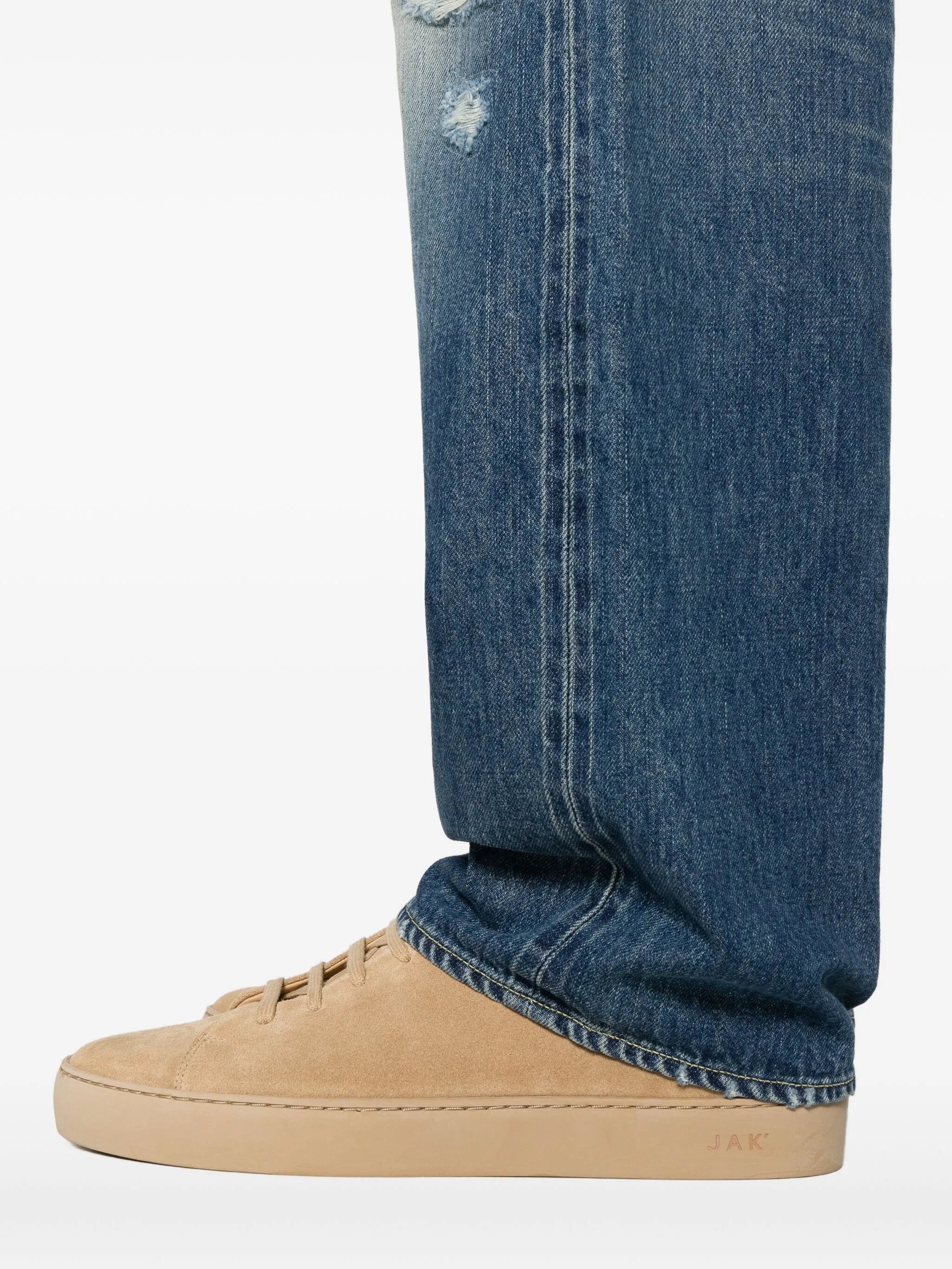 distressed jeans