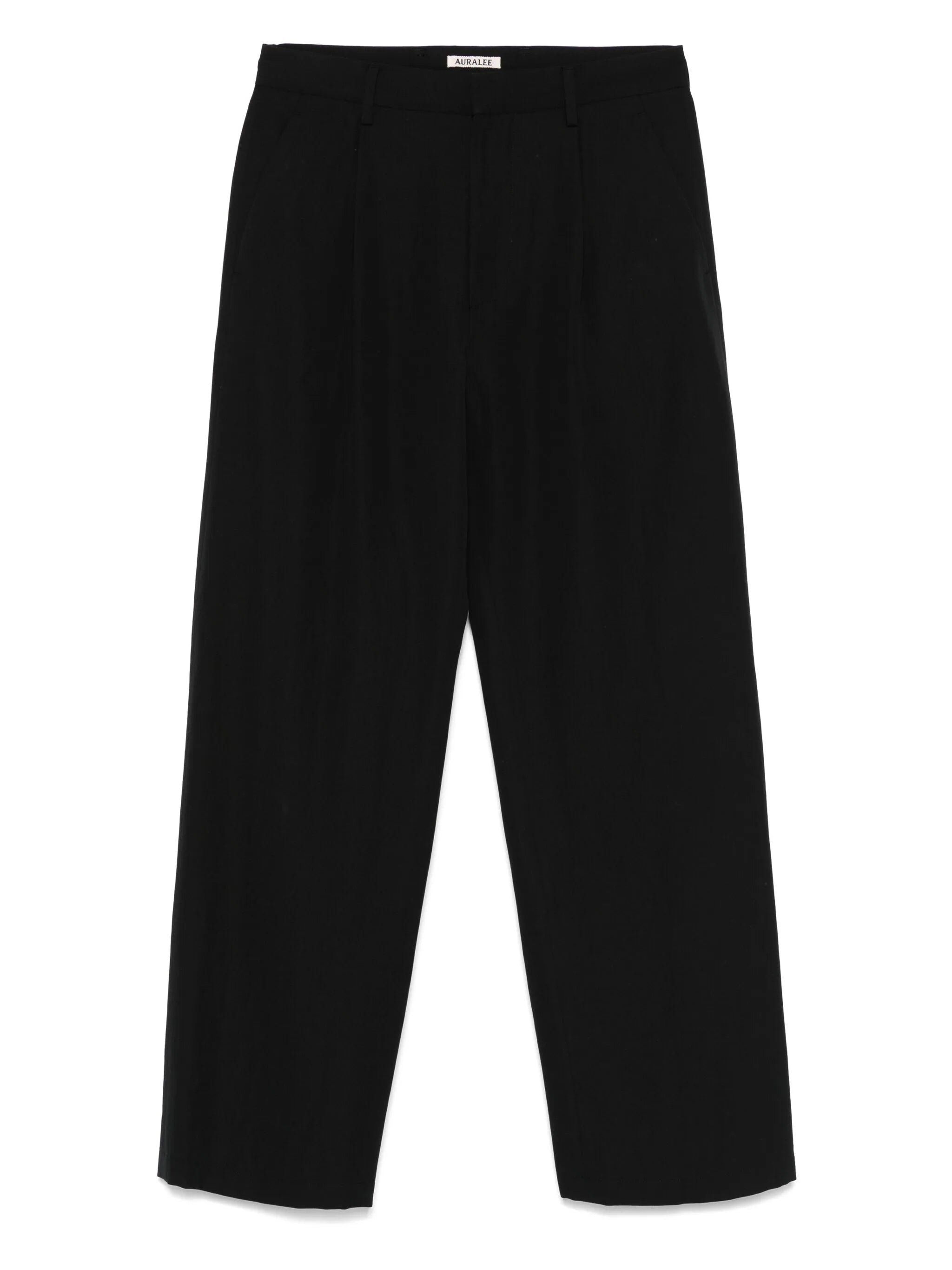 pleated-detail trousers