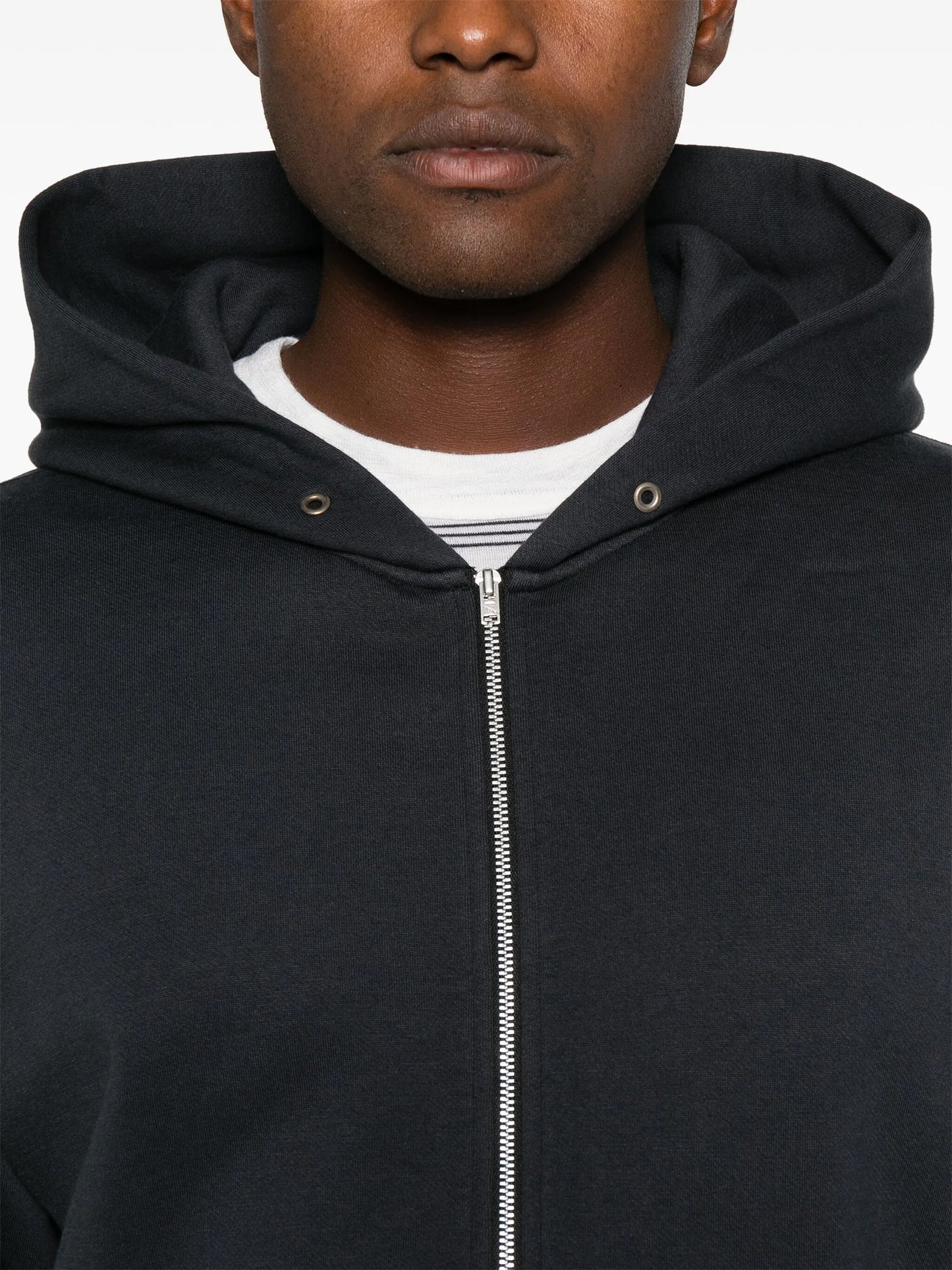 Jumbo zip-up hoodie