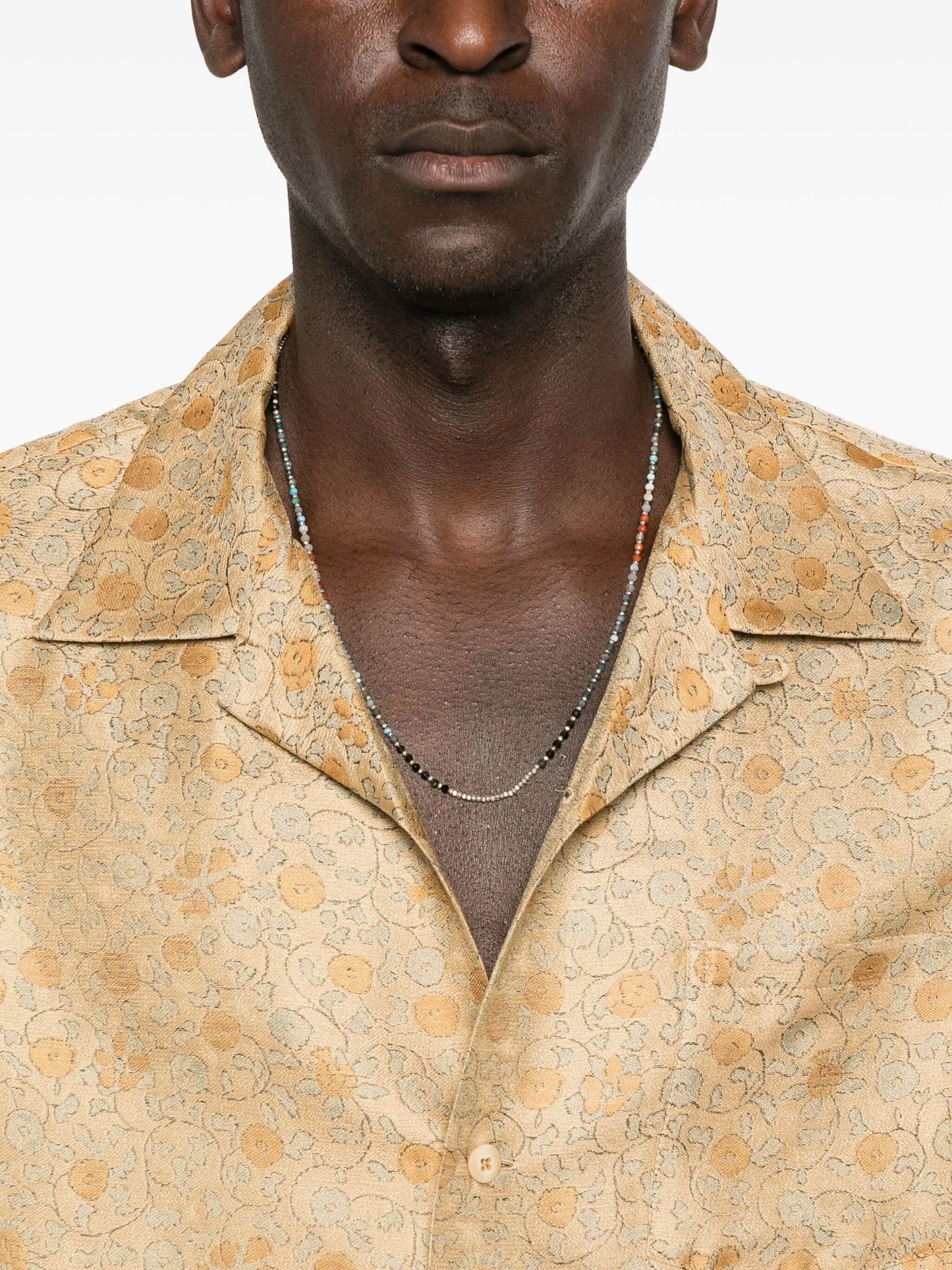Crosby floral-jacquard shirt