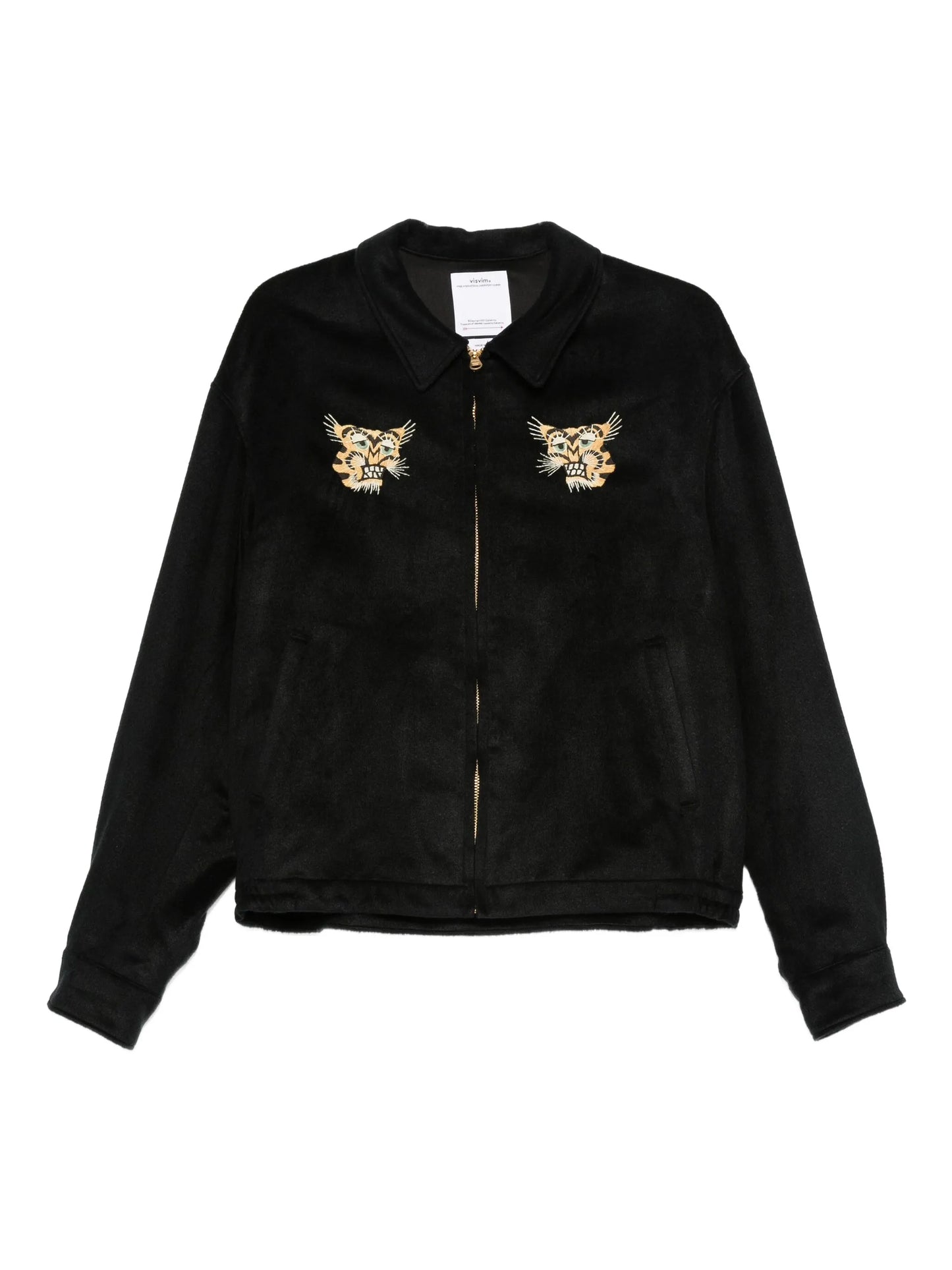 embroidered blouson jacket