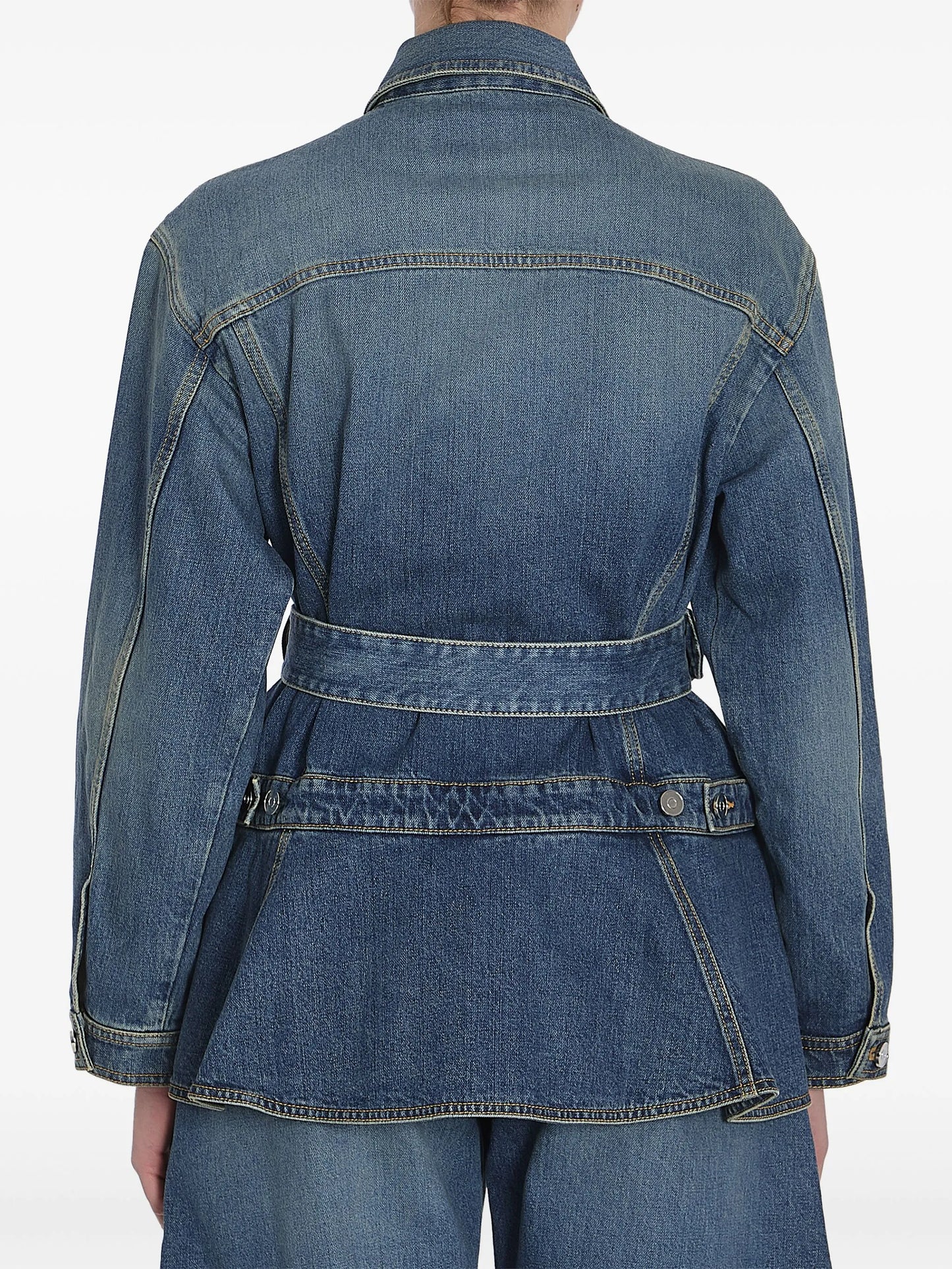 peplum denim jacket