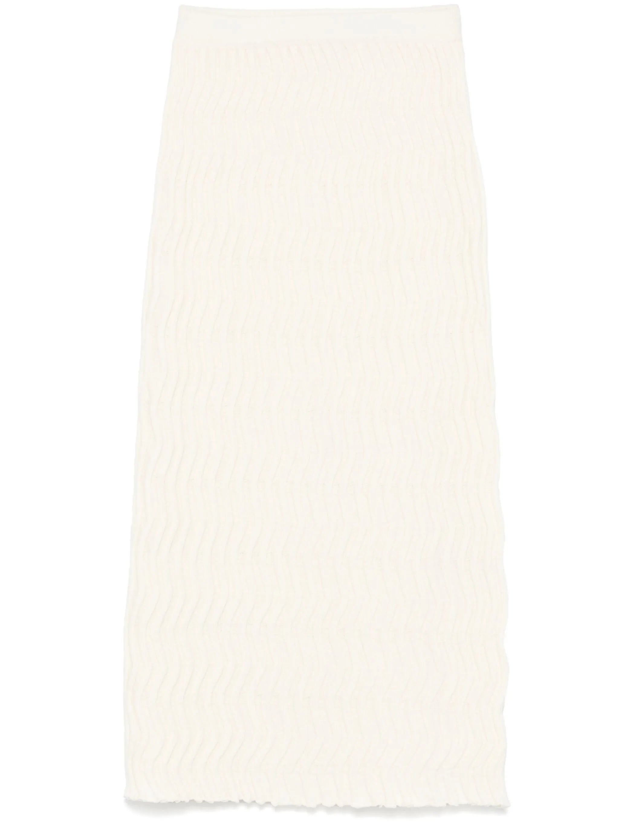 wool knitted skirt