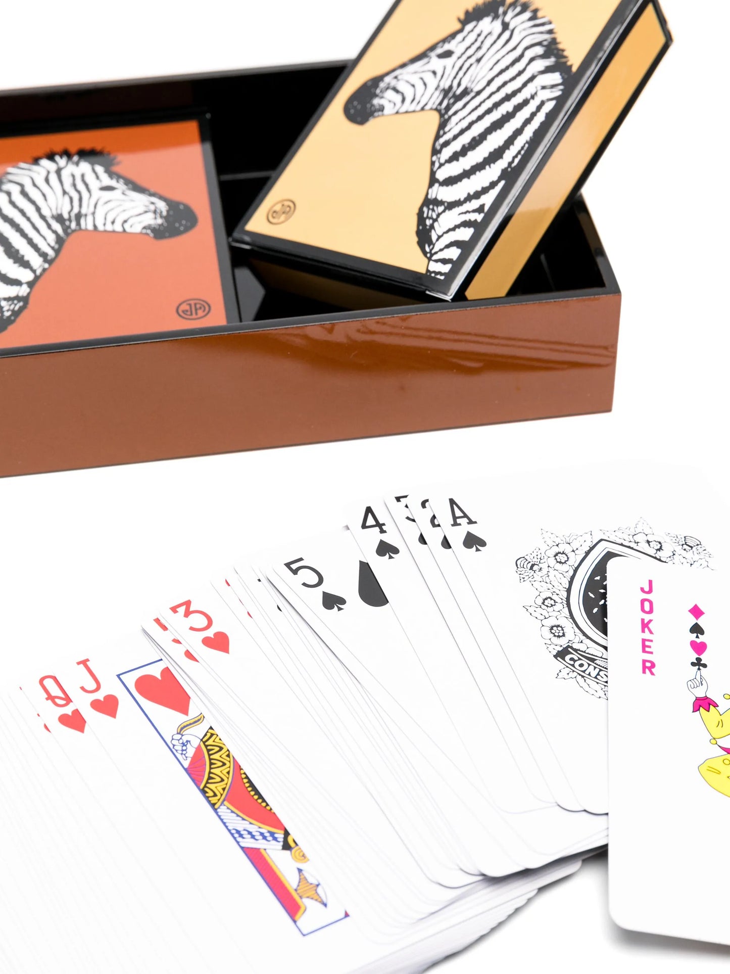 Zebras lacquer card set