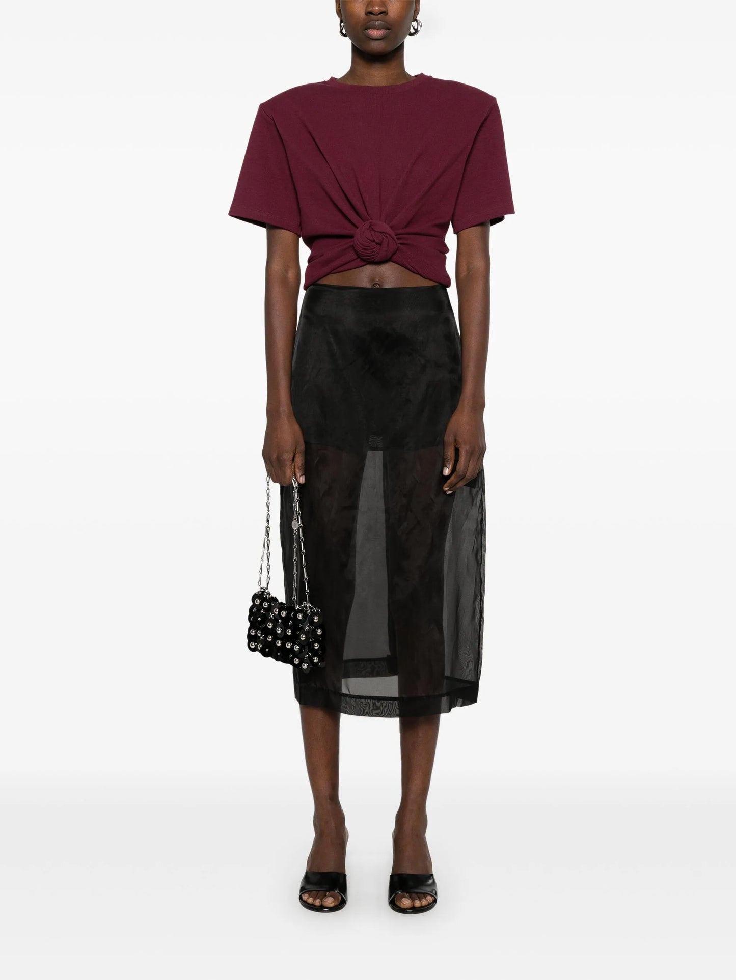 knotted T-shirt