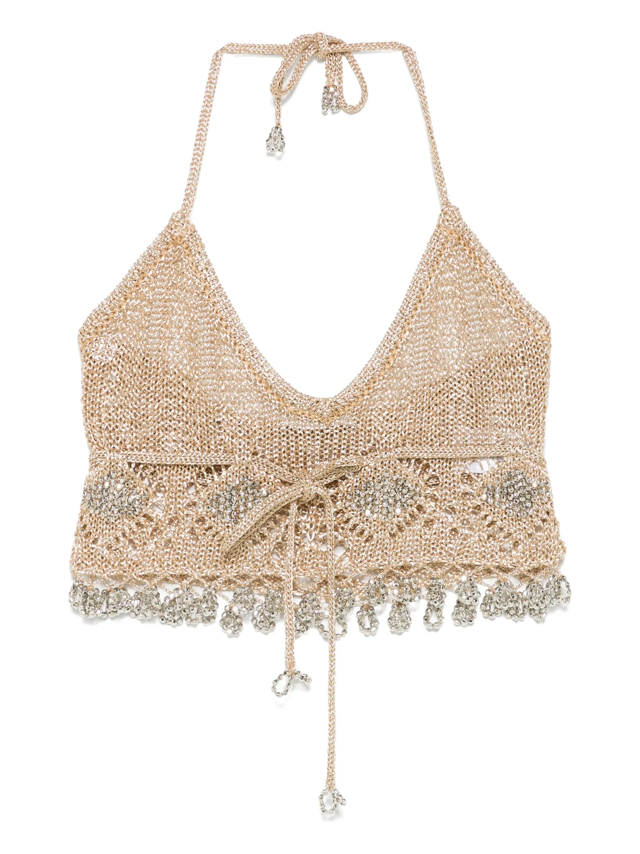 open-knit top