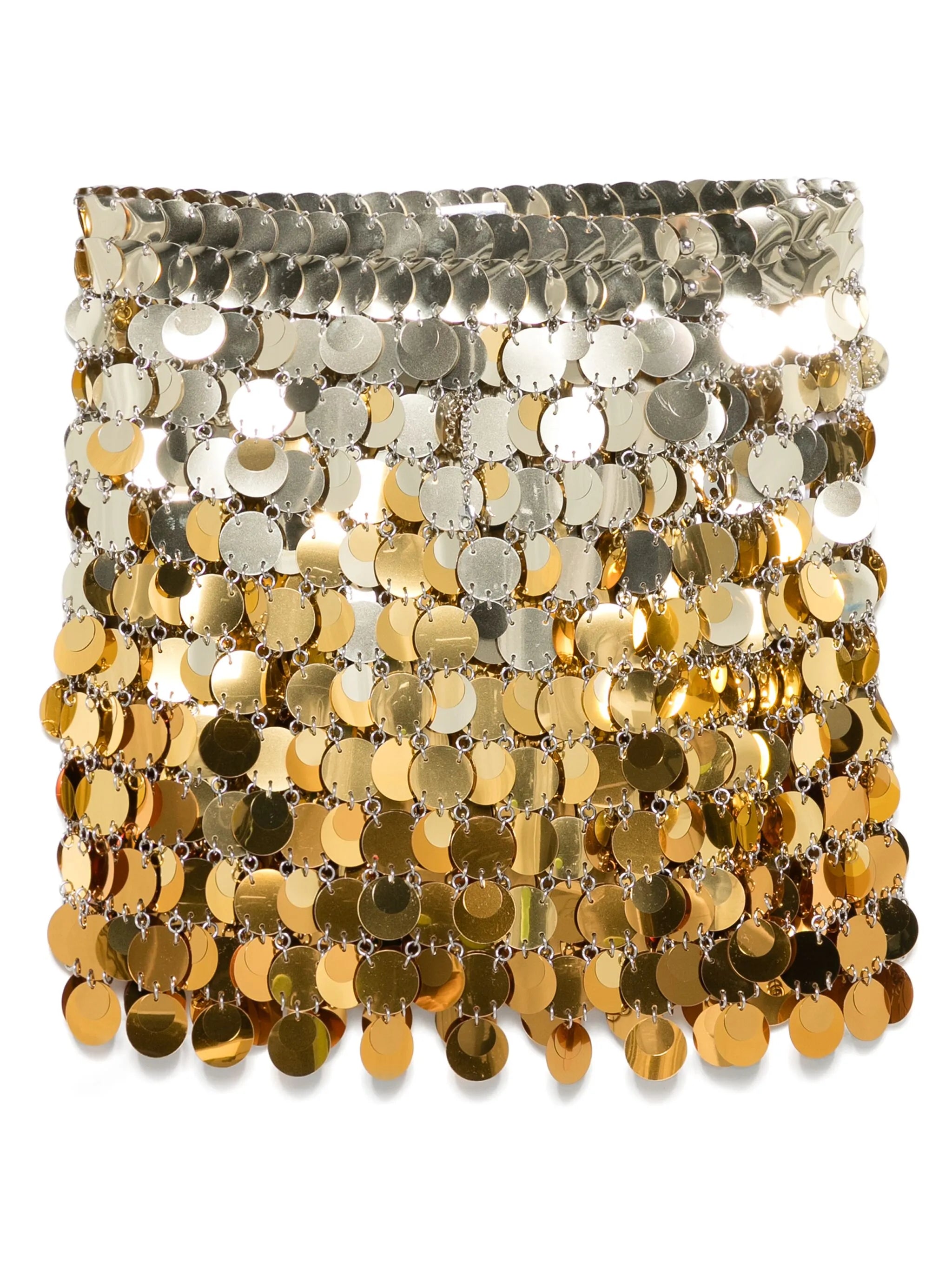 gradient-effect mini skirt