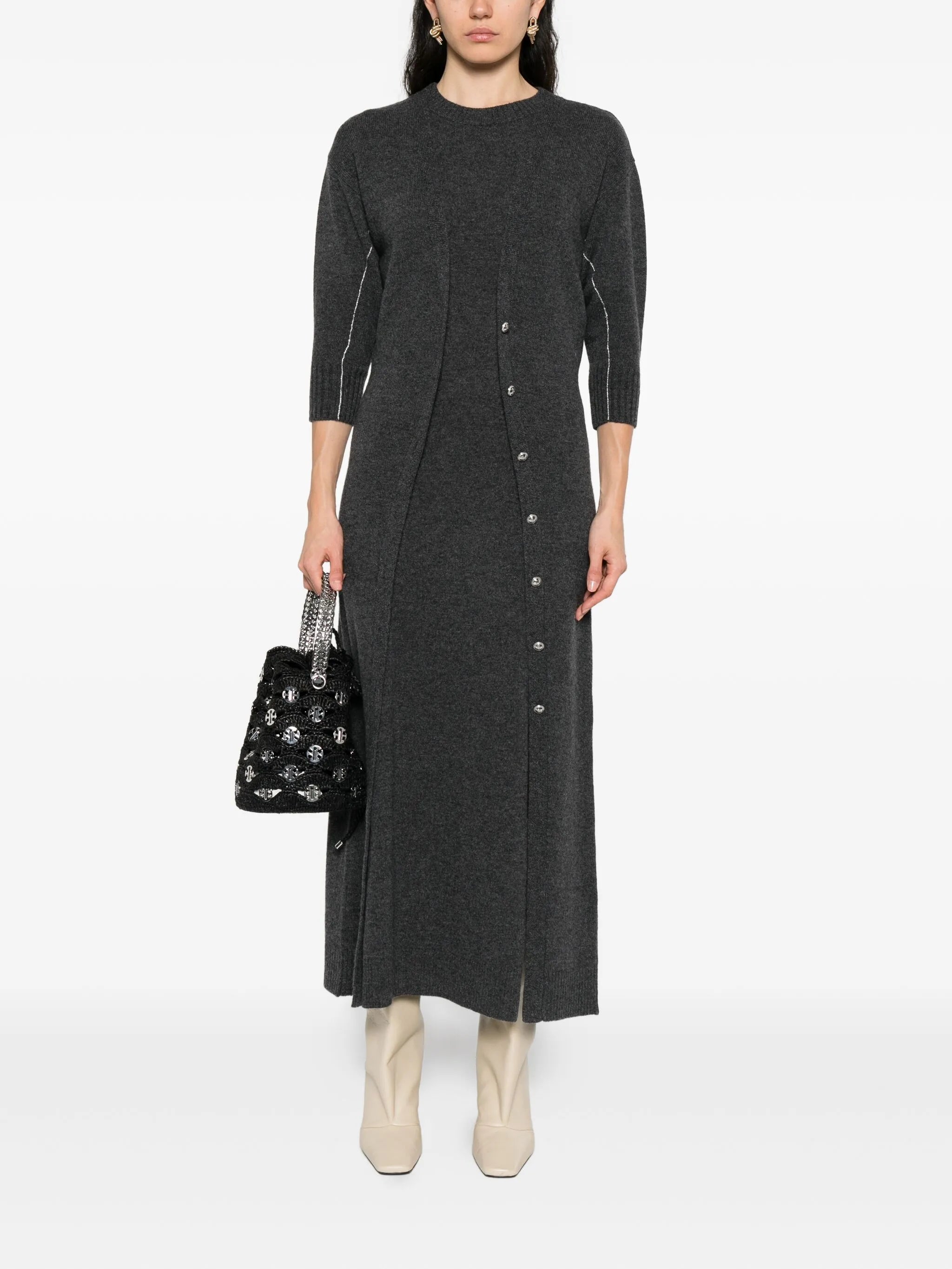 layered midi dress