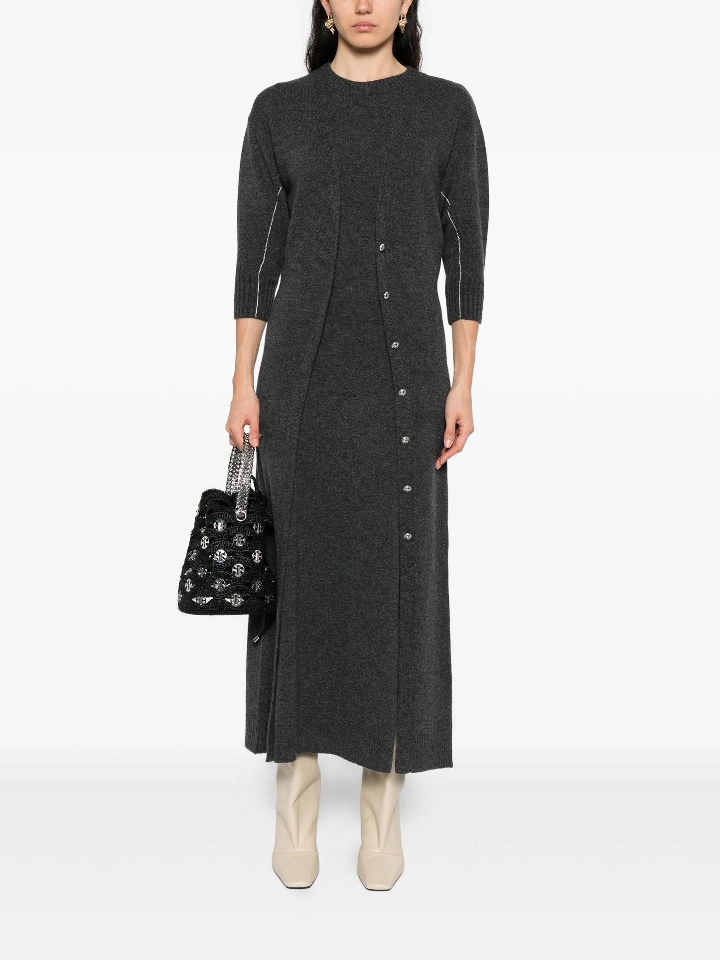 layered midi dress
