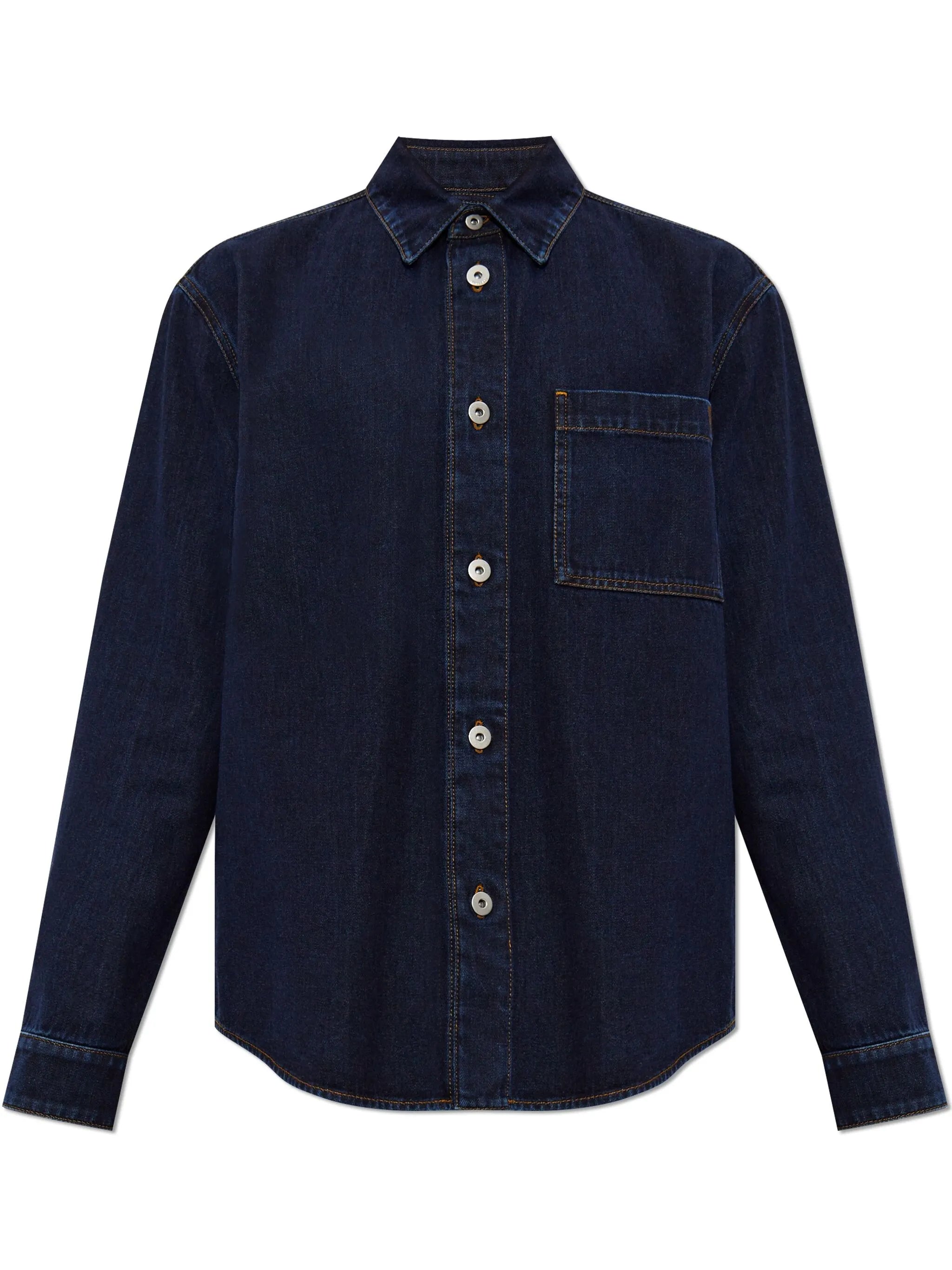 logo-embroidered shirt