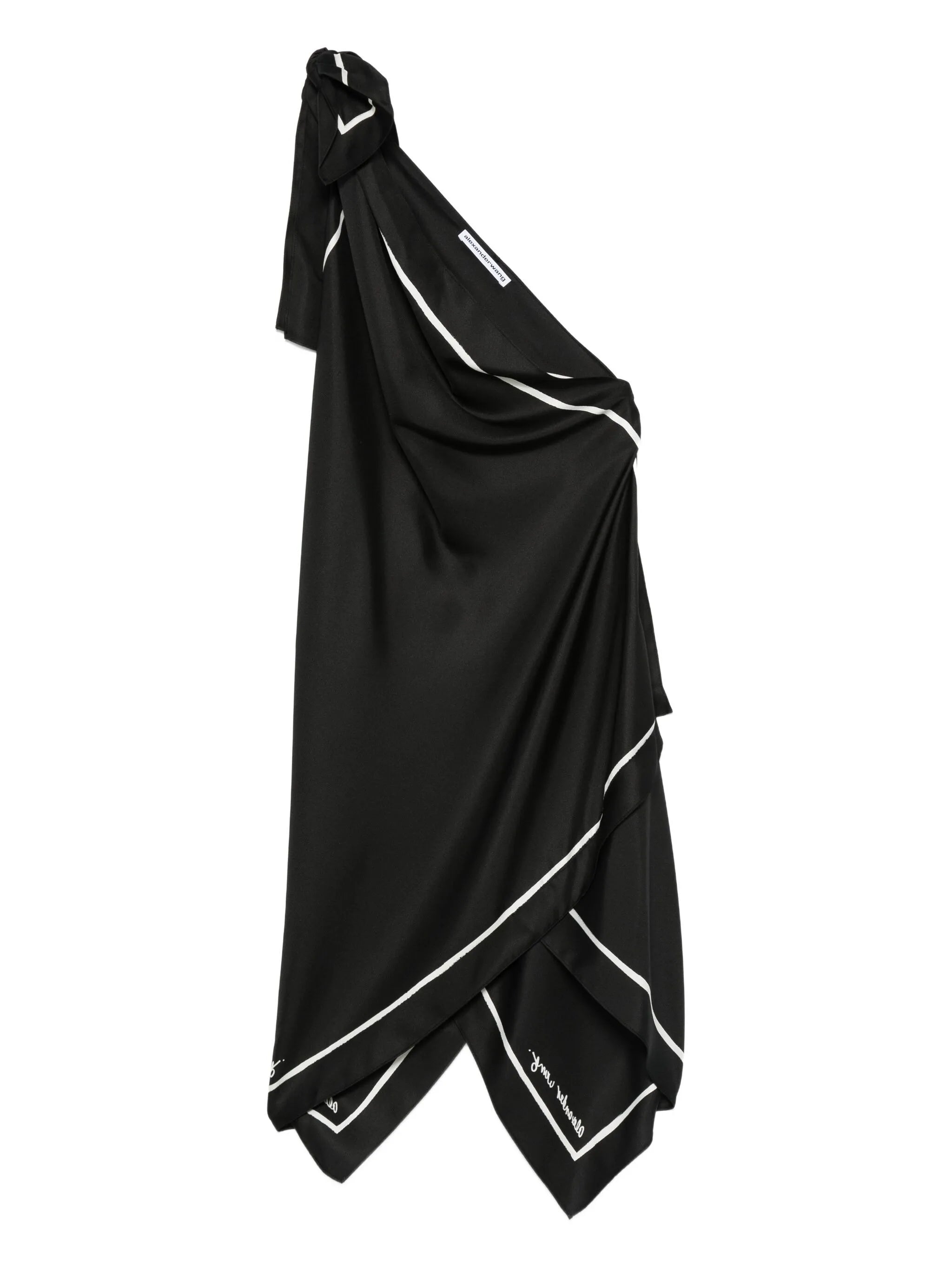 one-shoulder mini dress