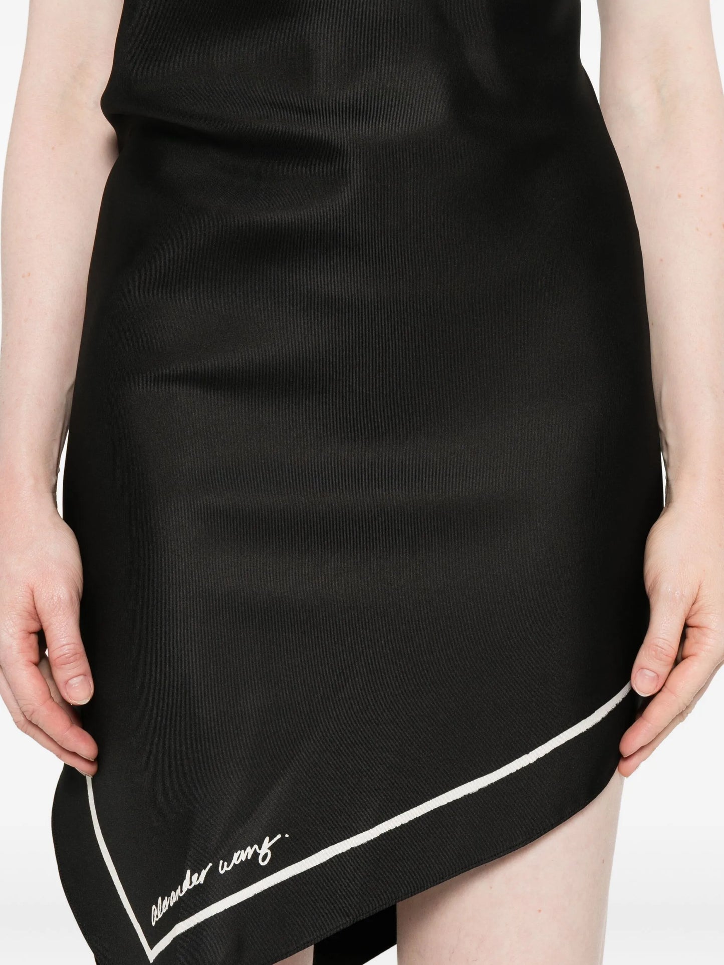 one-shoulder mini dress
