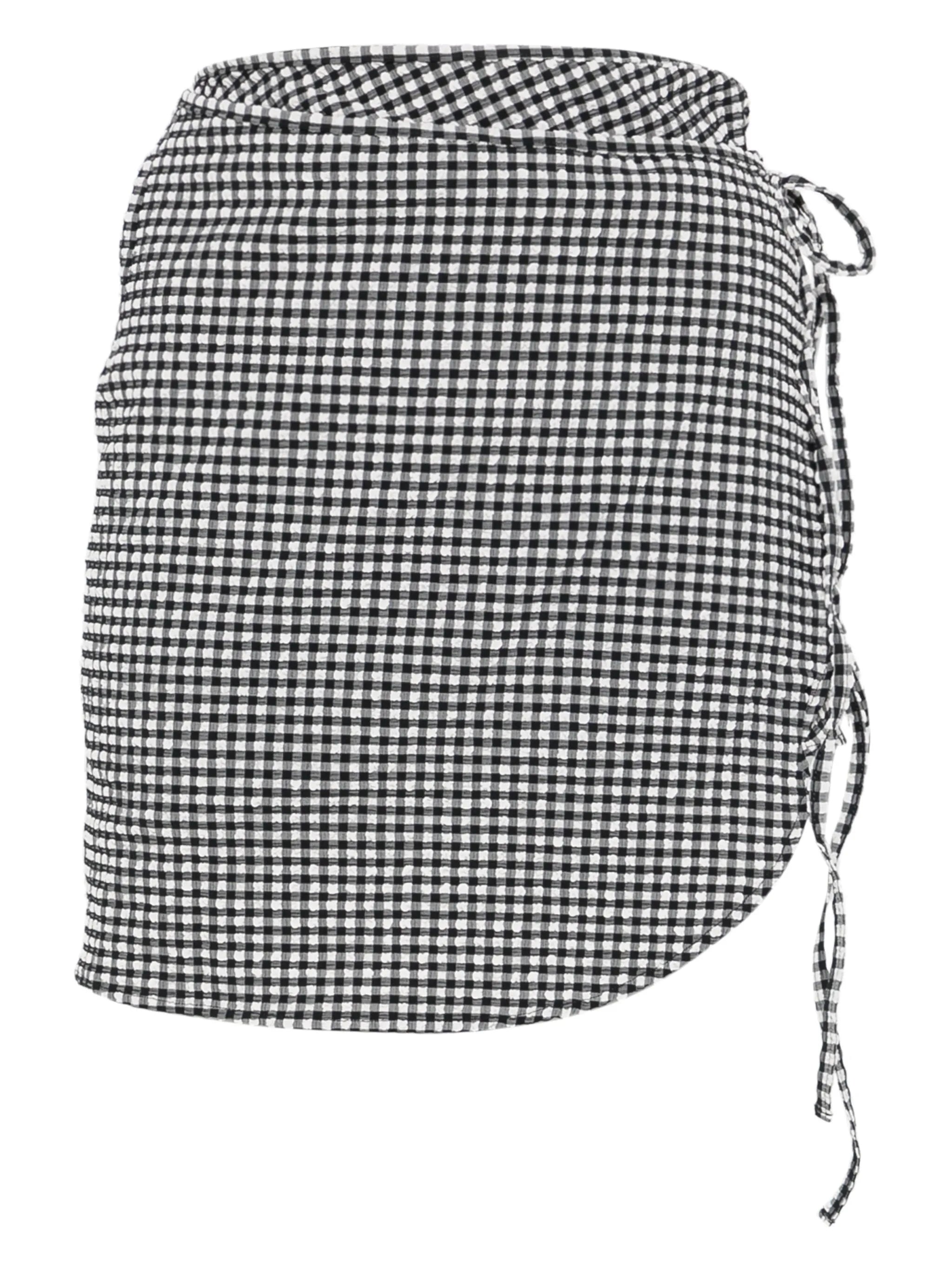 mini checkered skirt