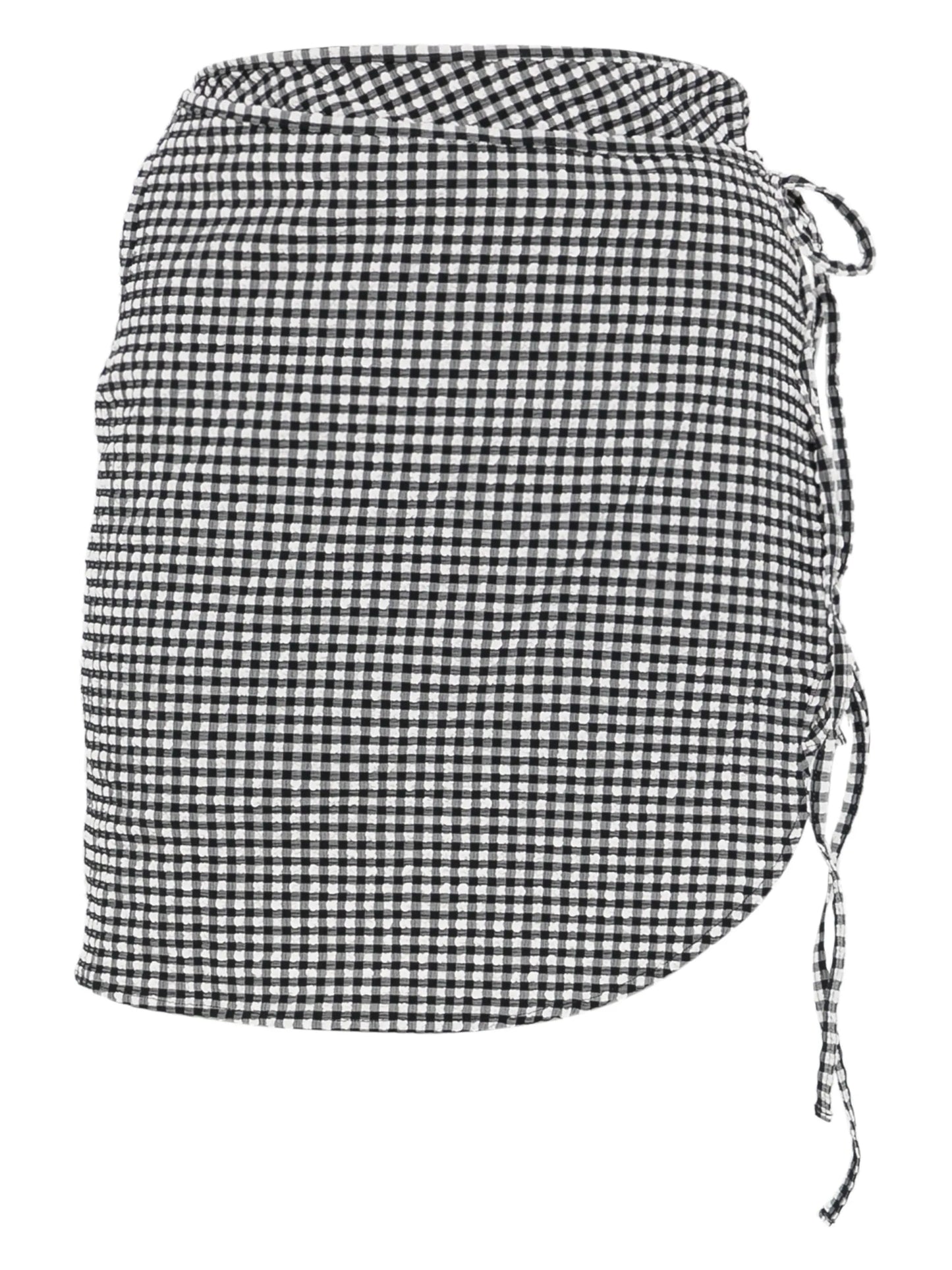 mini checkered skirt