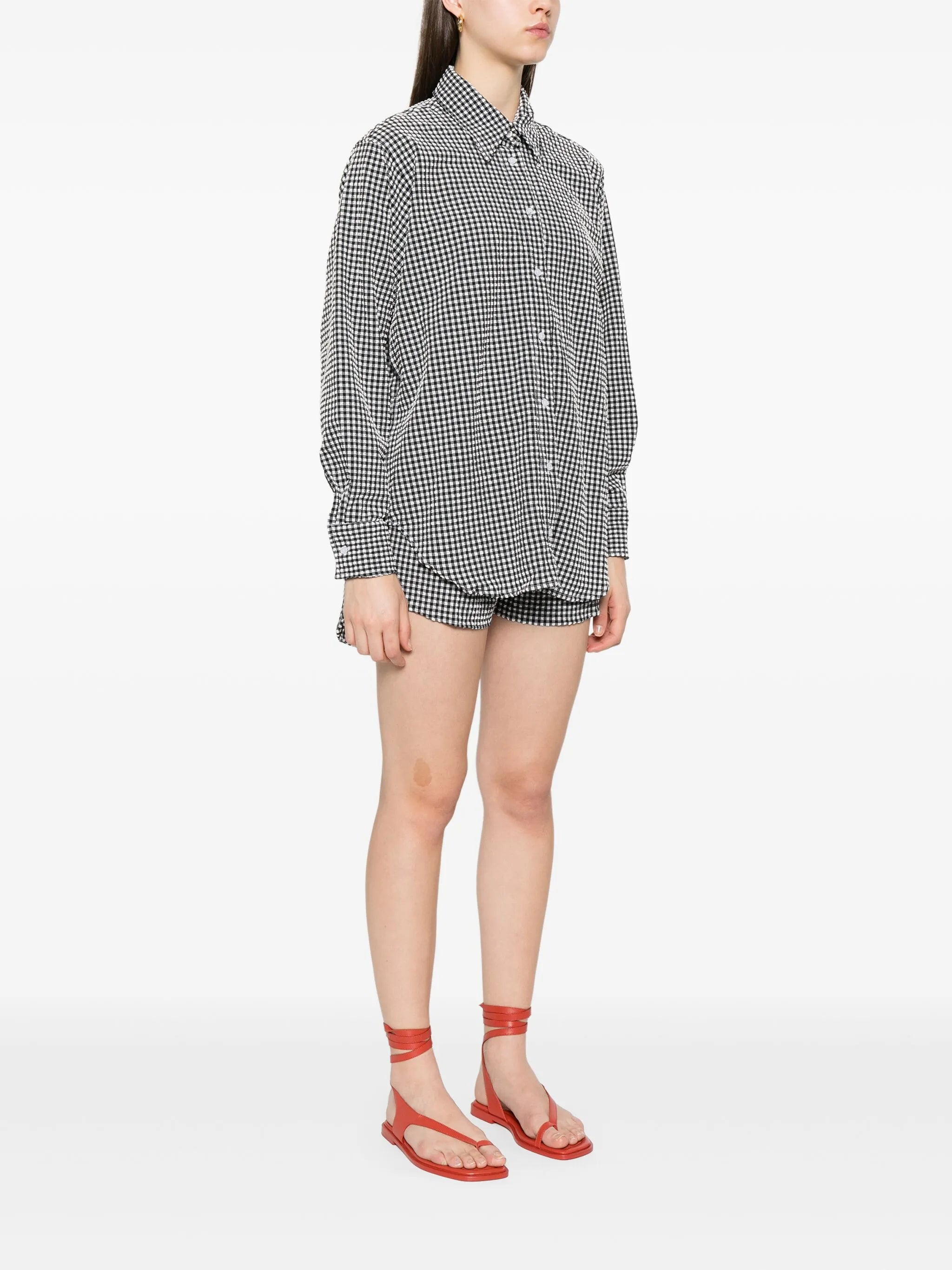 chequered shirt