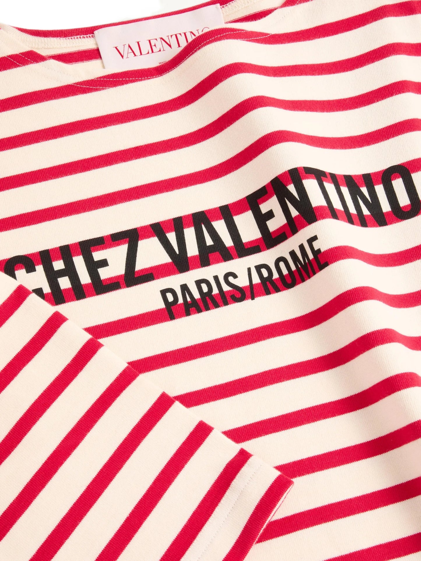 striped jersey T-shirt