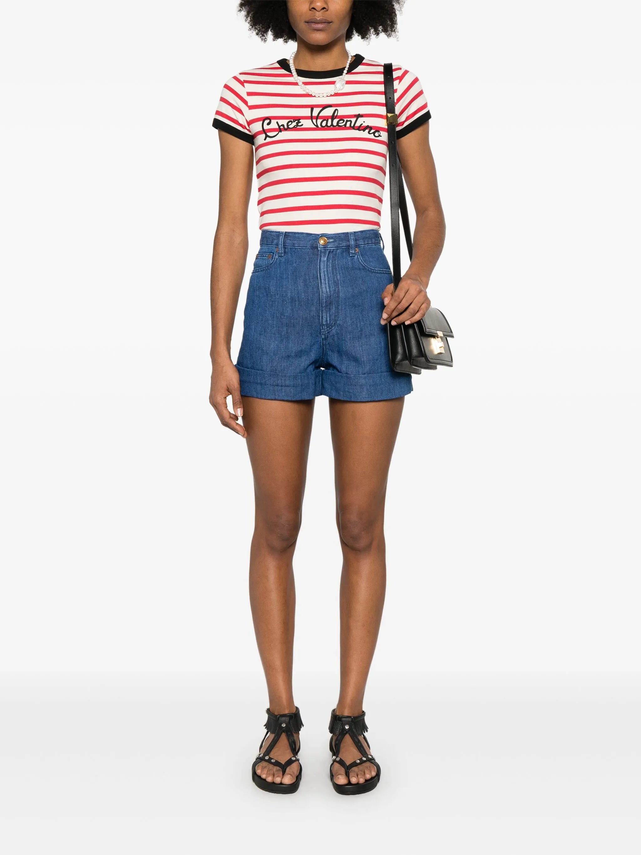 striped T-shirt