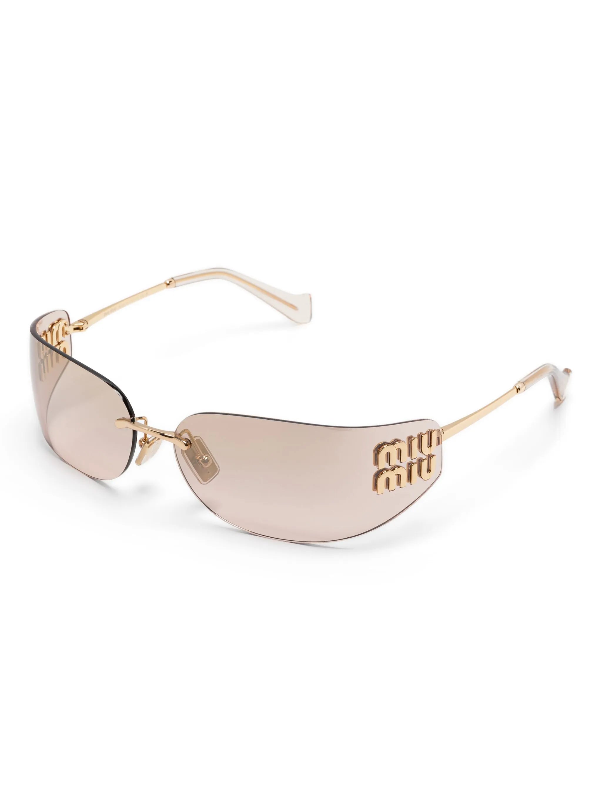 logo-plaque sunglasses