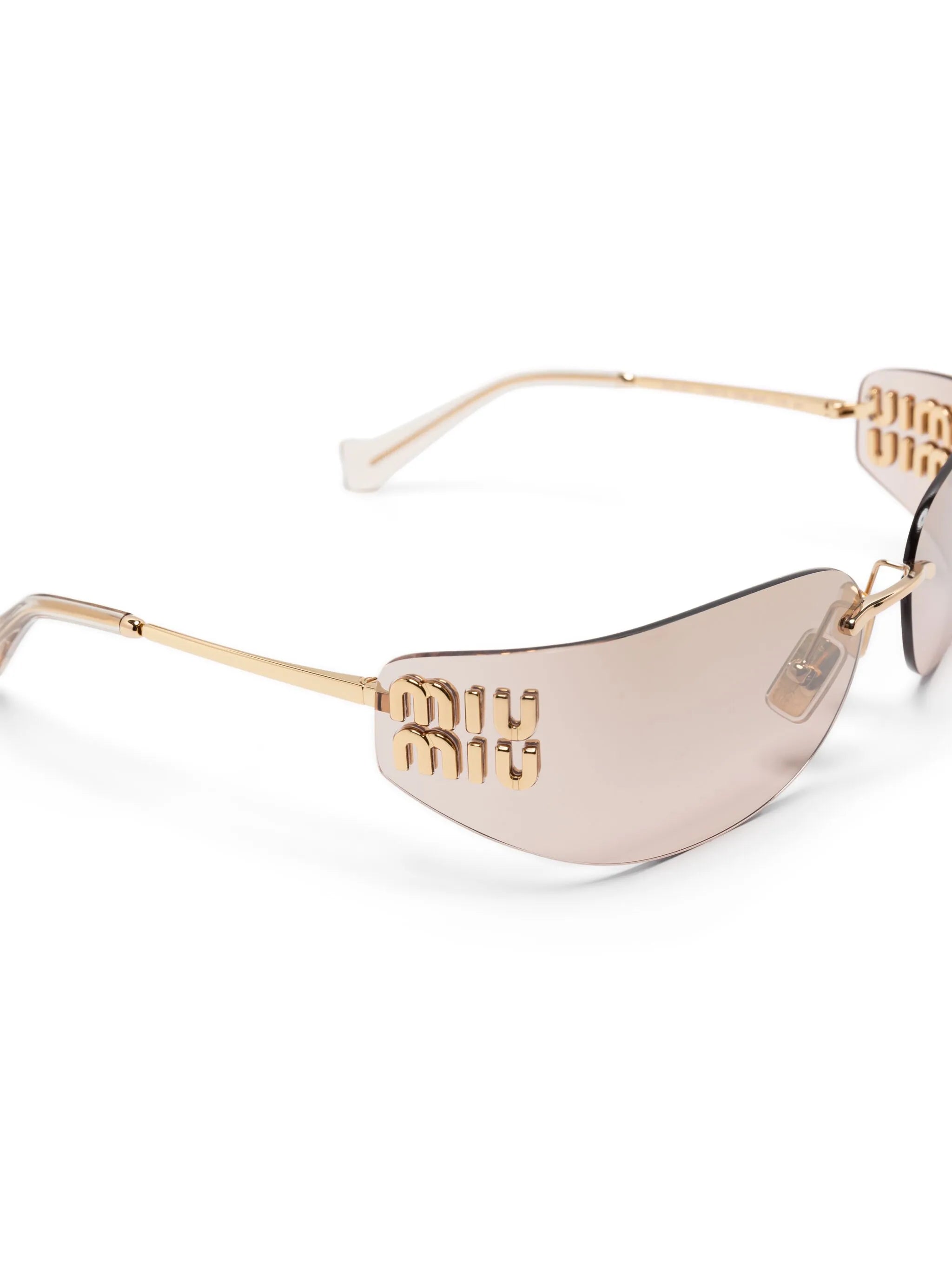 logo-plaque sunglasses