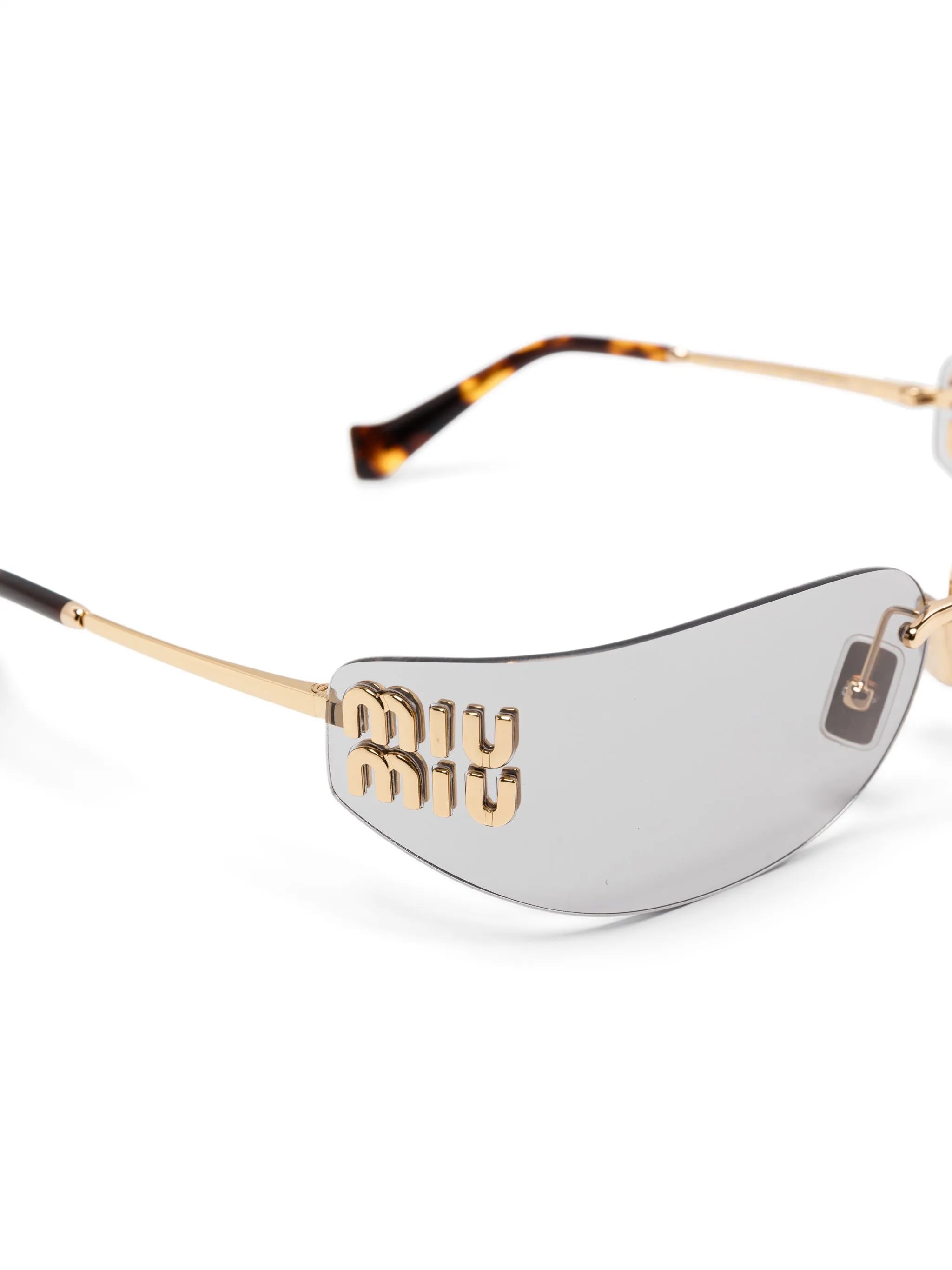 logo-plaque sunglasses