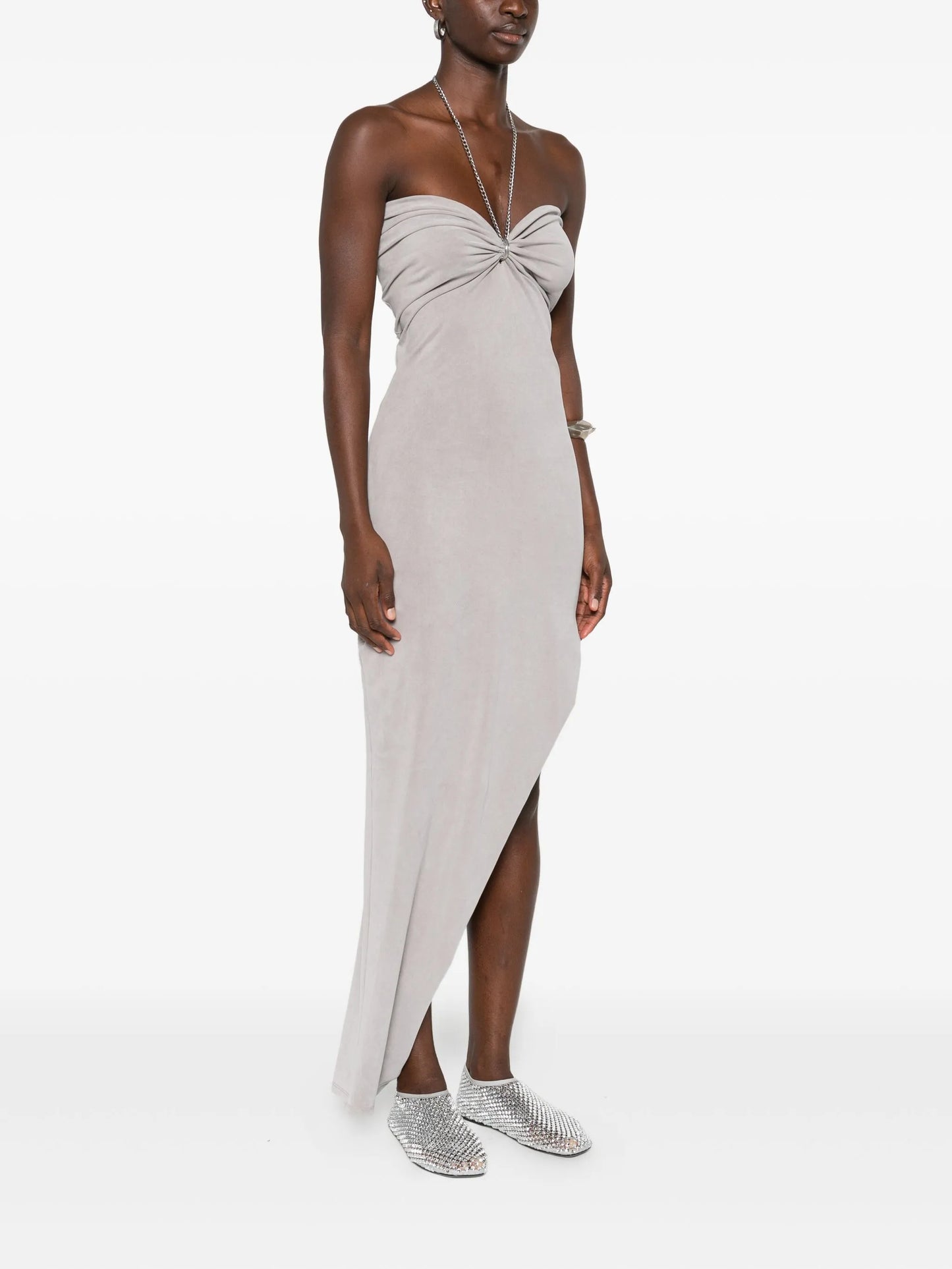 asymmetric mini dress