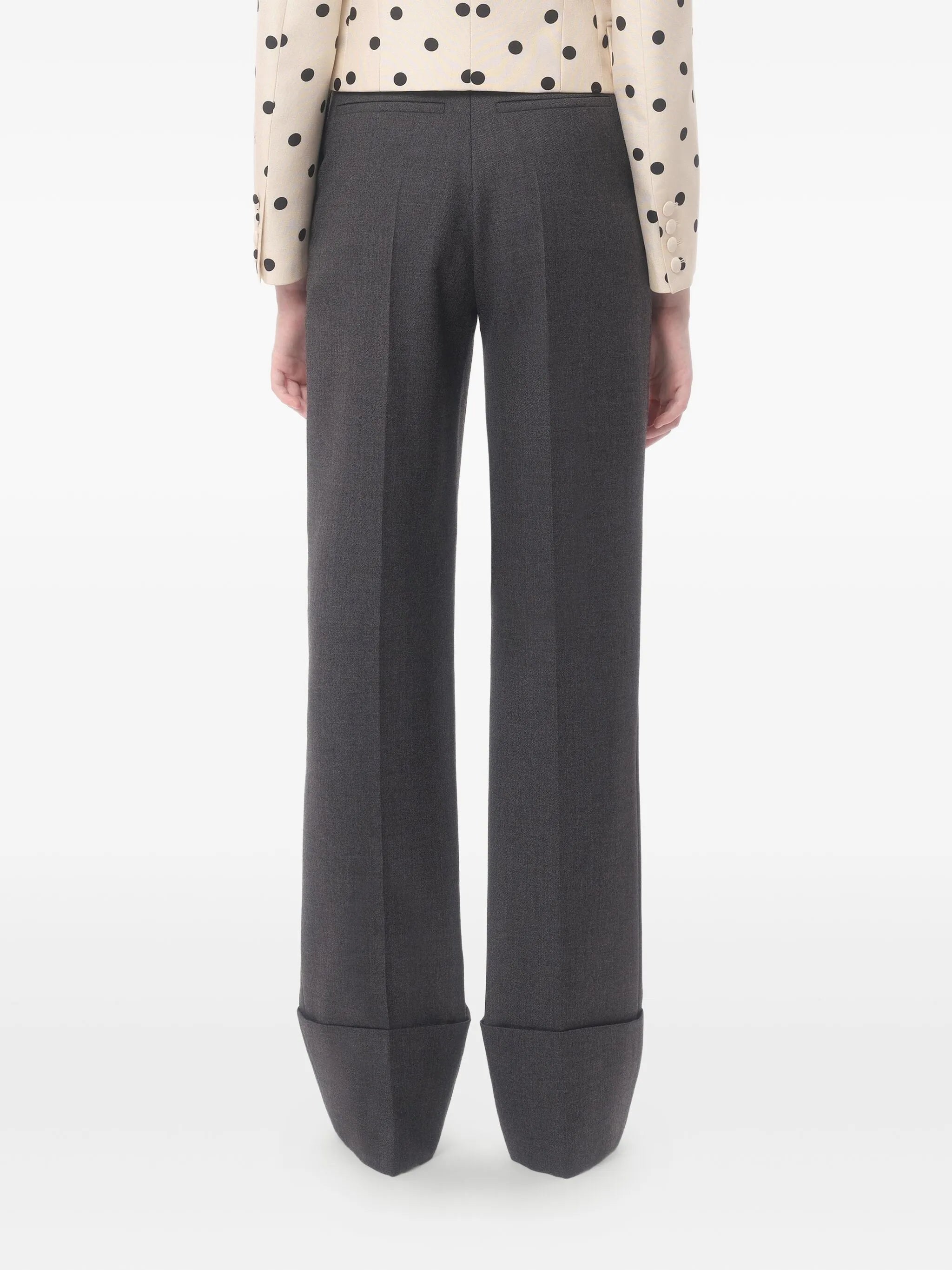 virgin wool trousers