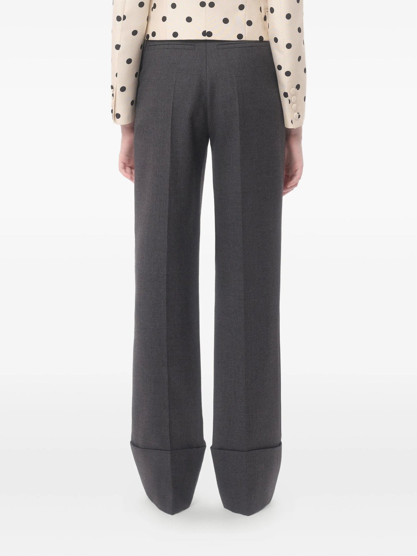 virgin wool trousers