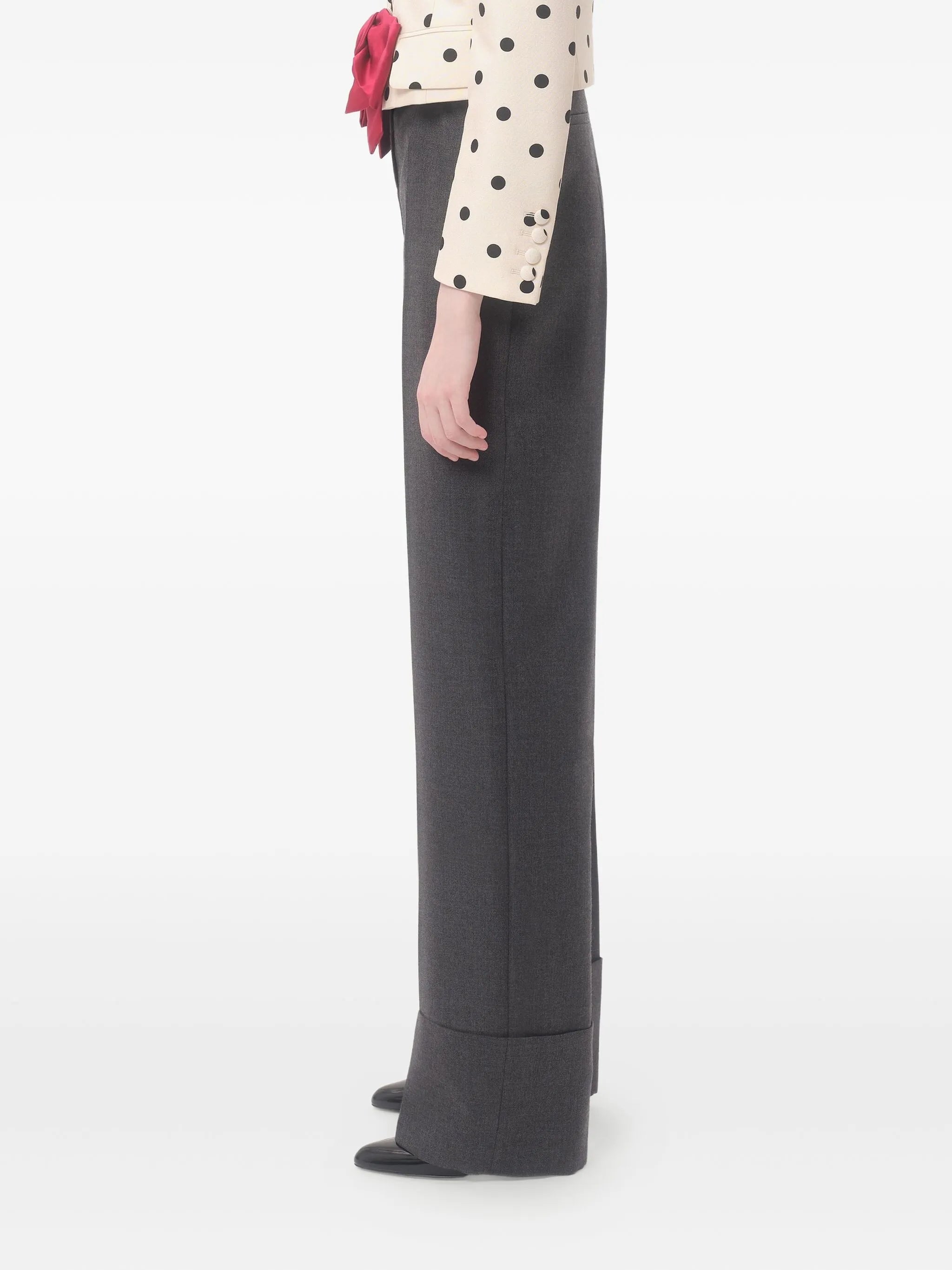 virgin wool trousers