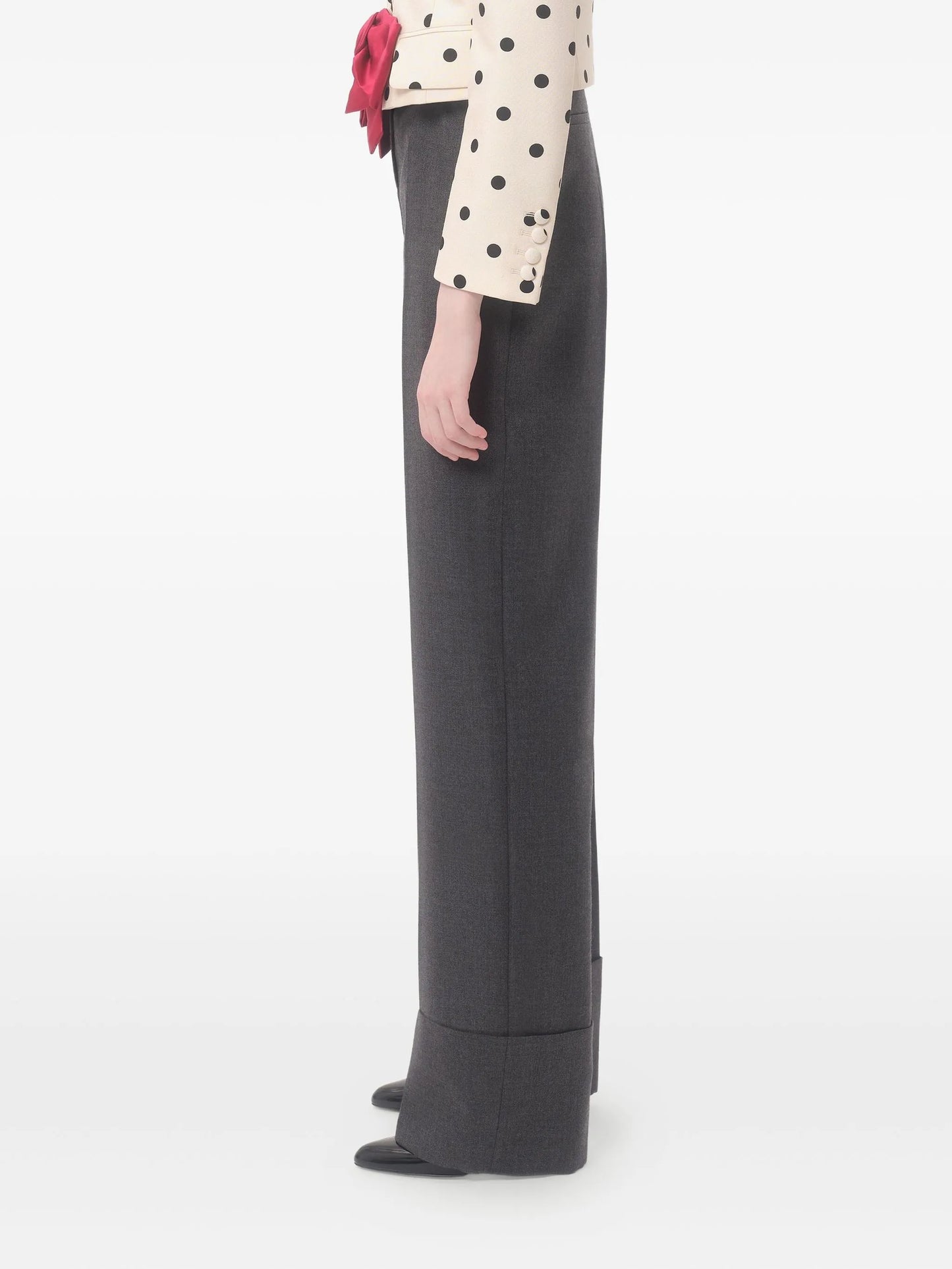virgin wool trousers