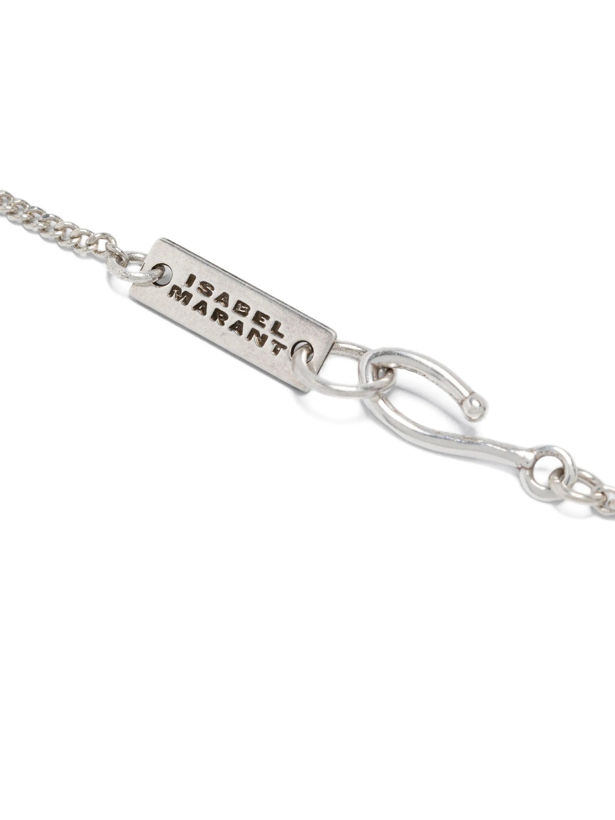 brass chain pendant necklace