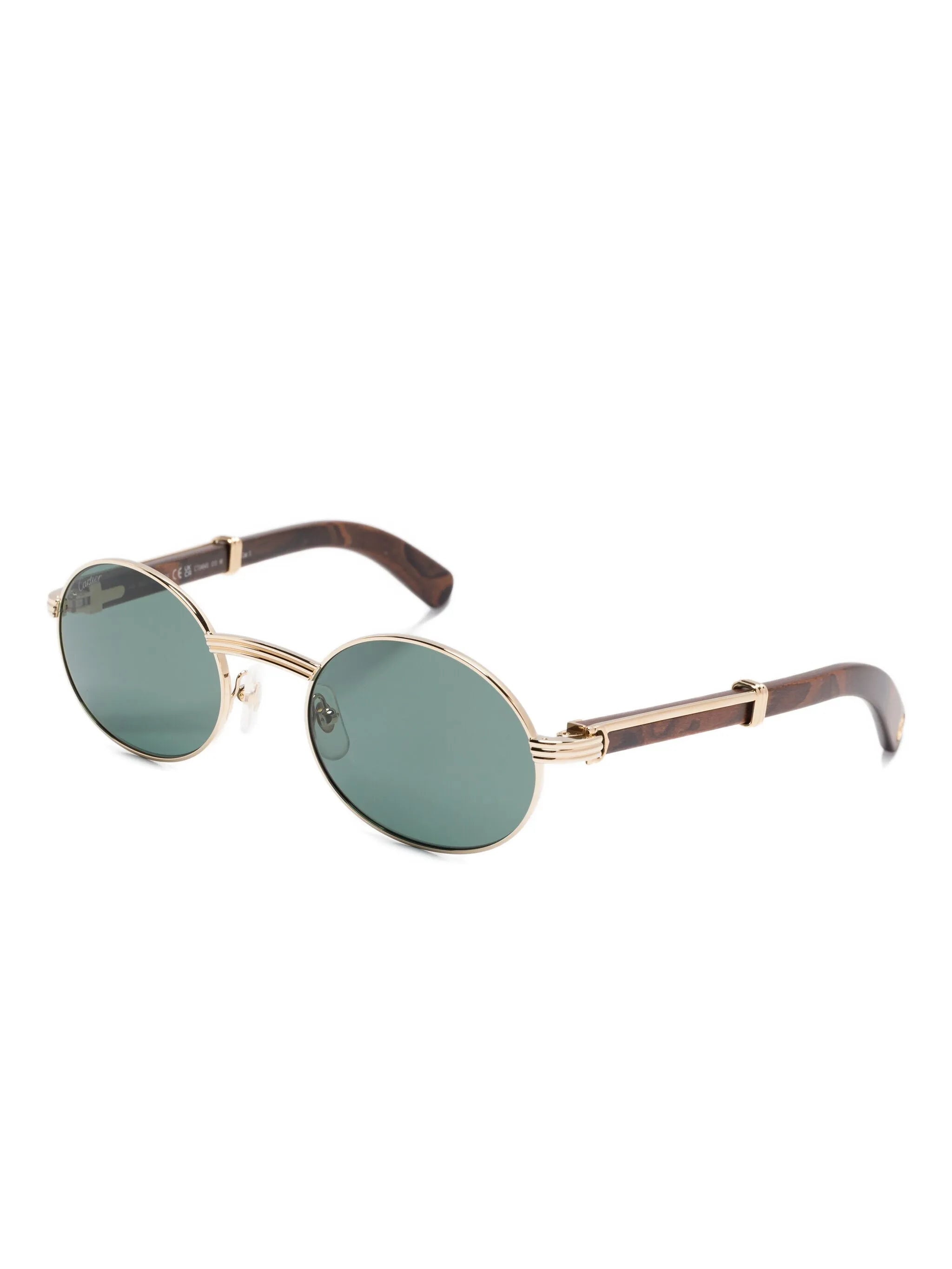 wood-detail sunglasses