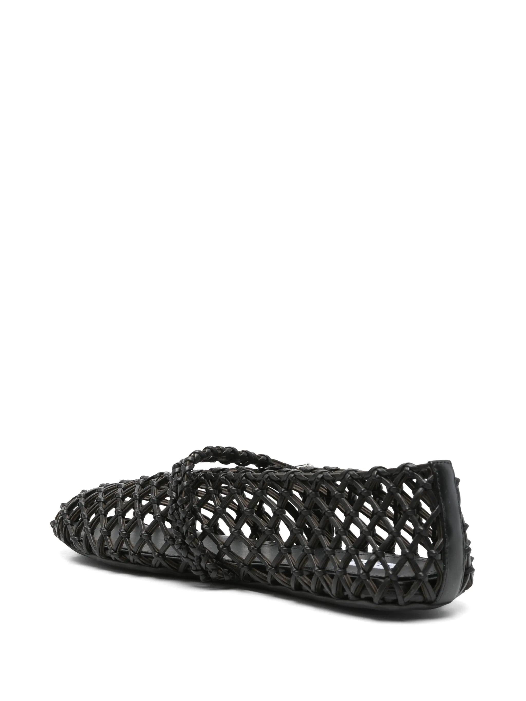 leather ballet flats