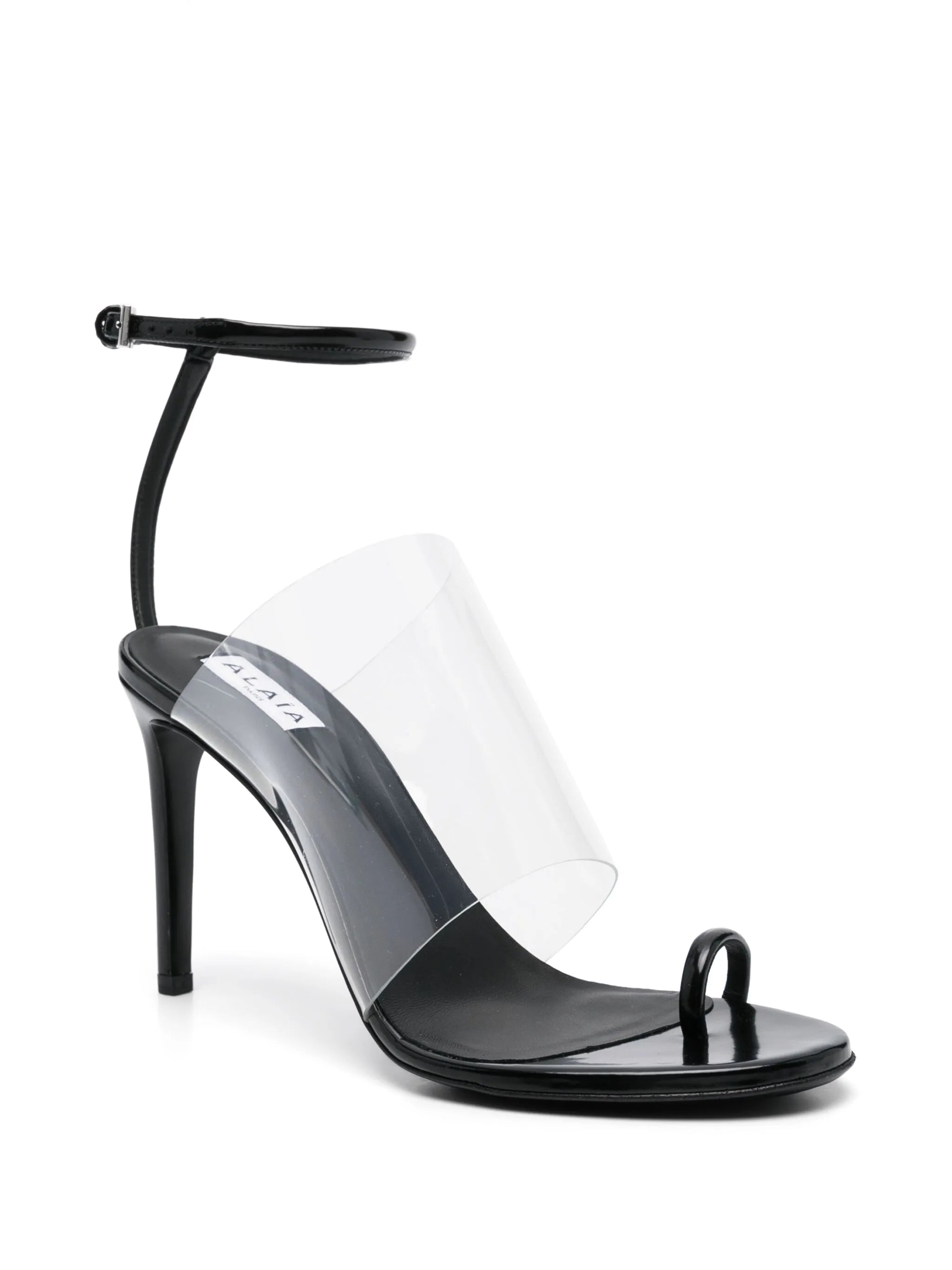 100mm asymmetric sandals