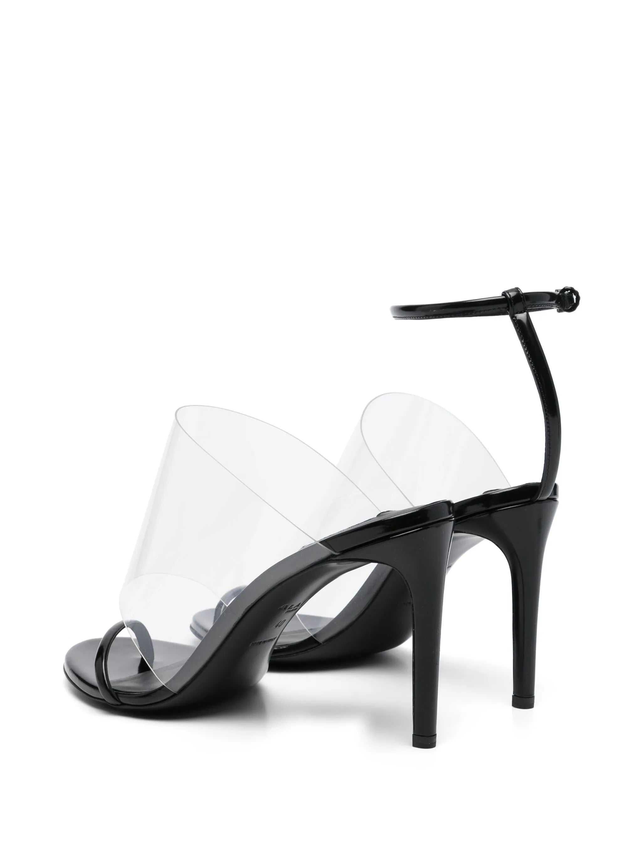 100mm asymmetric sandals