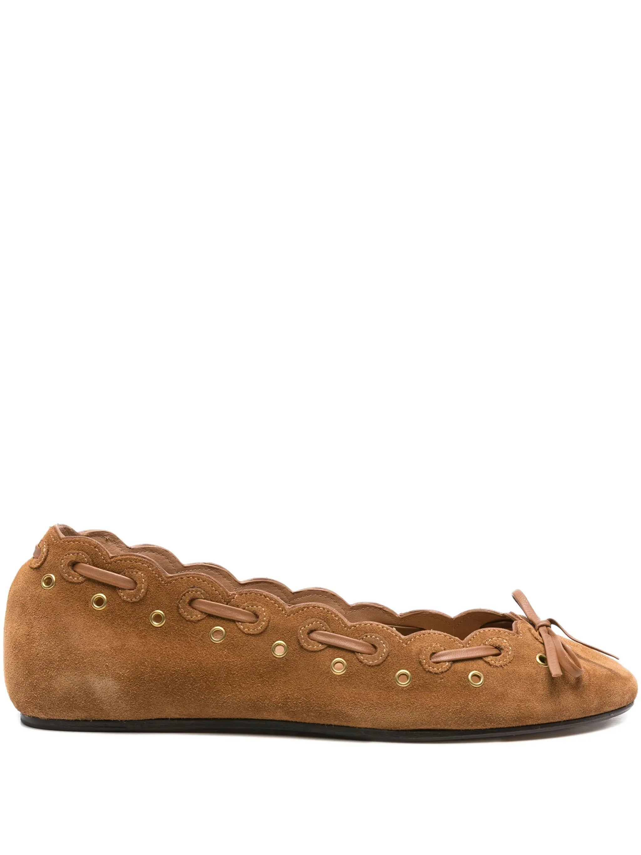 Balfy suede ballet flats