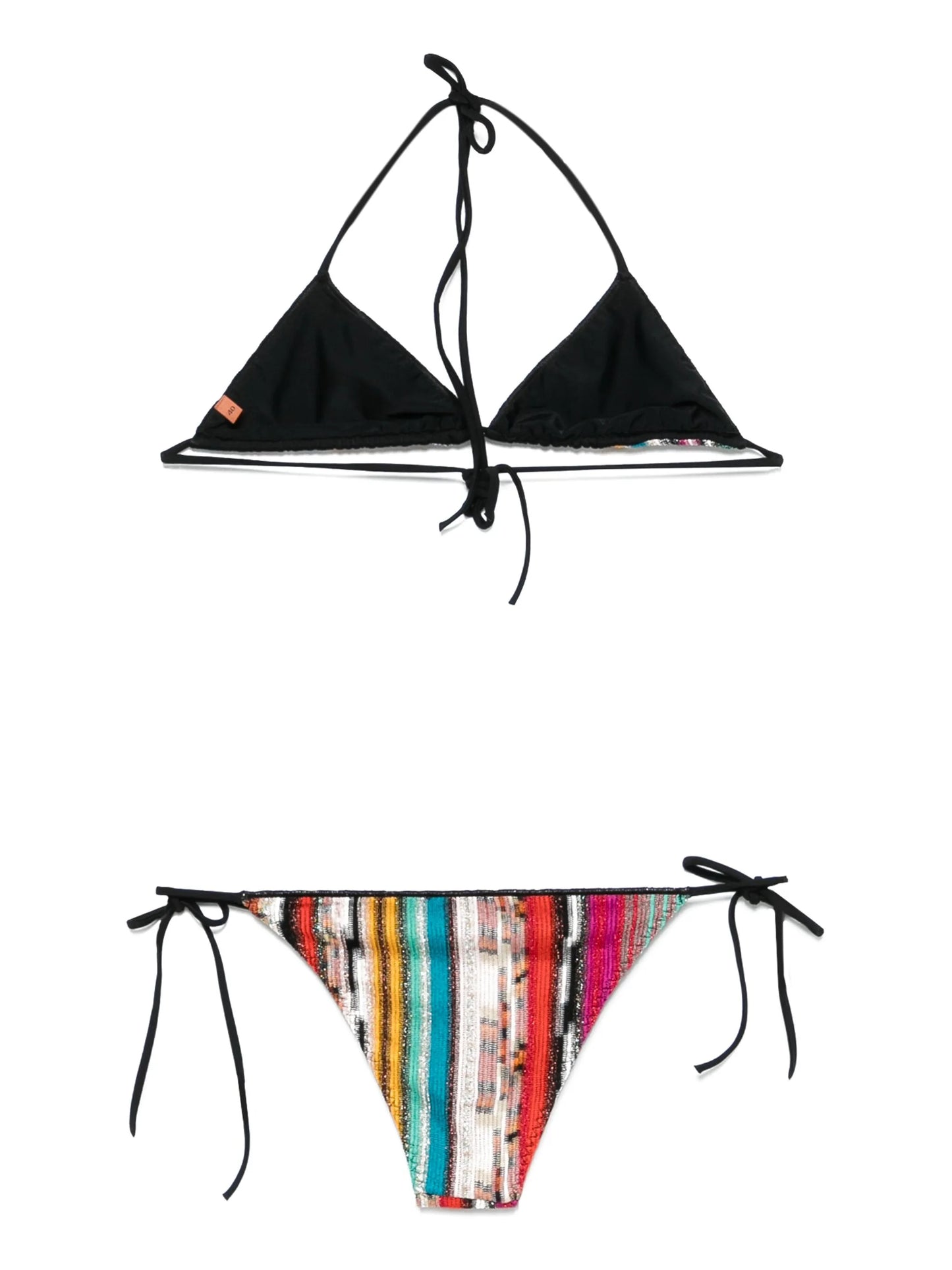 striped bikini