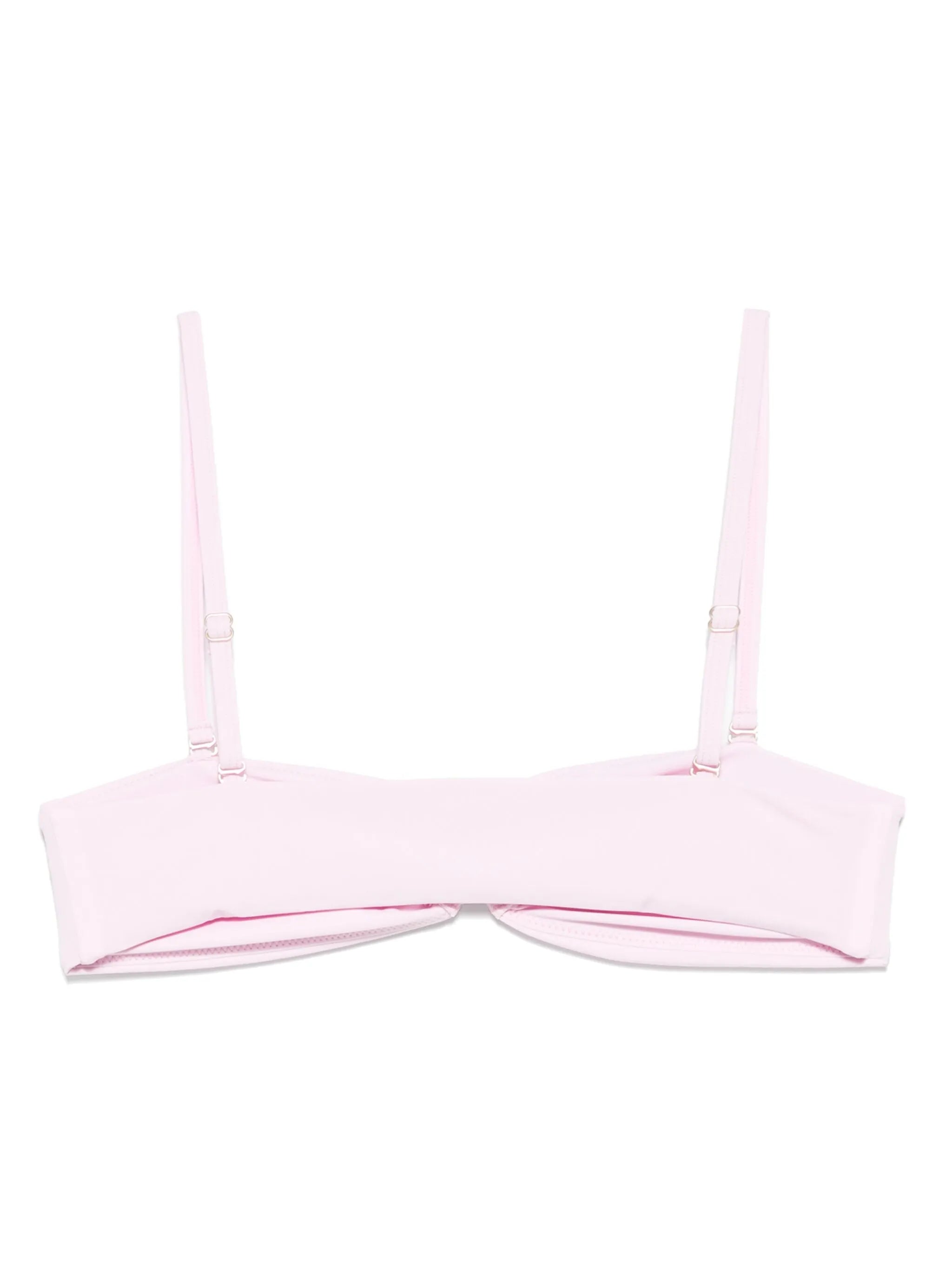 ruched prong bikini top