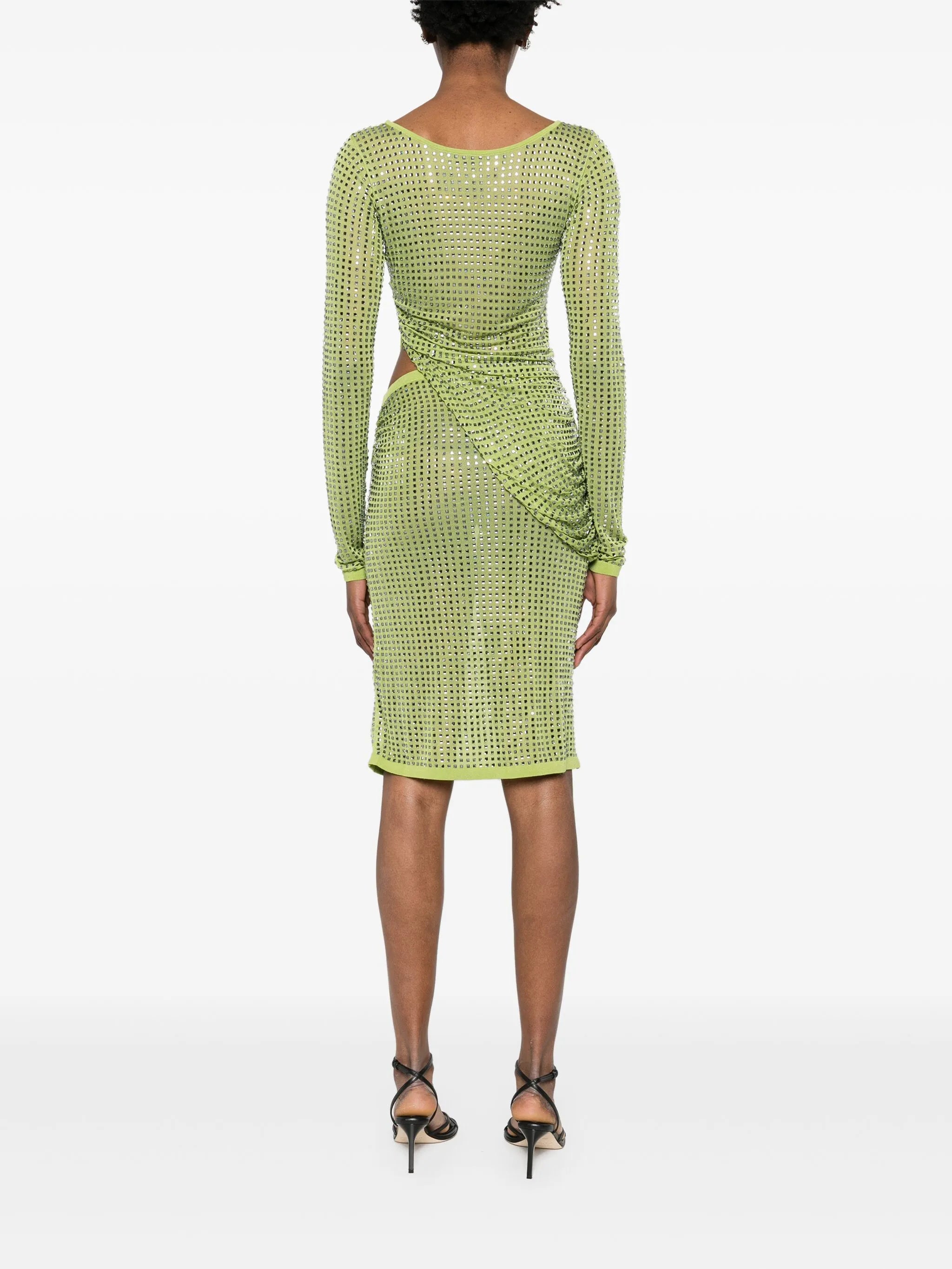 Cirrus Hotfix Cutaway midi dress