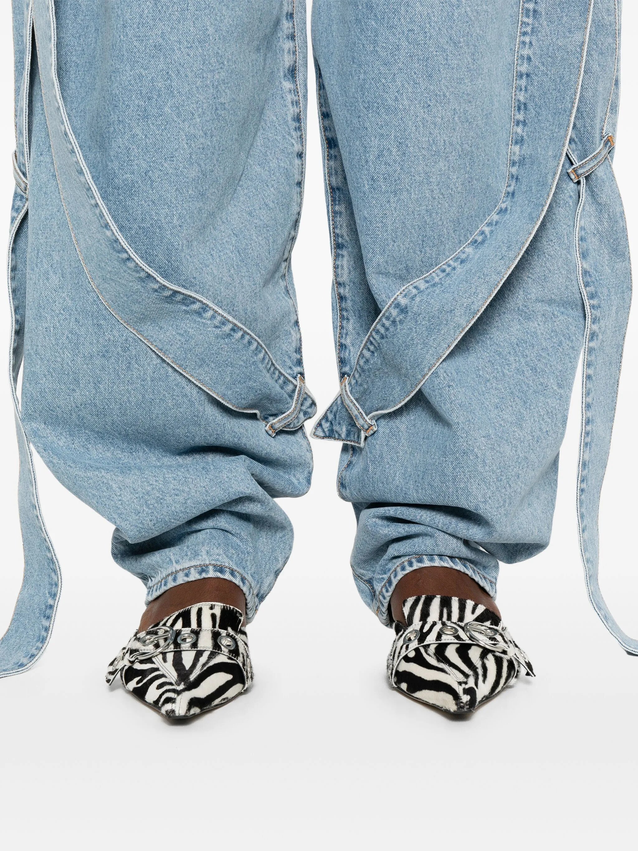 multi-string jeans