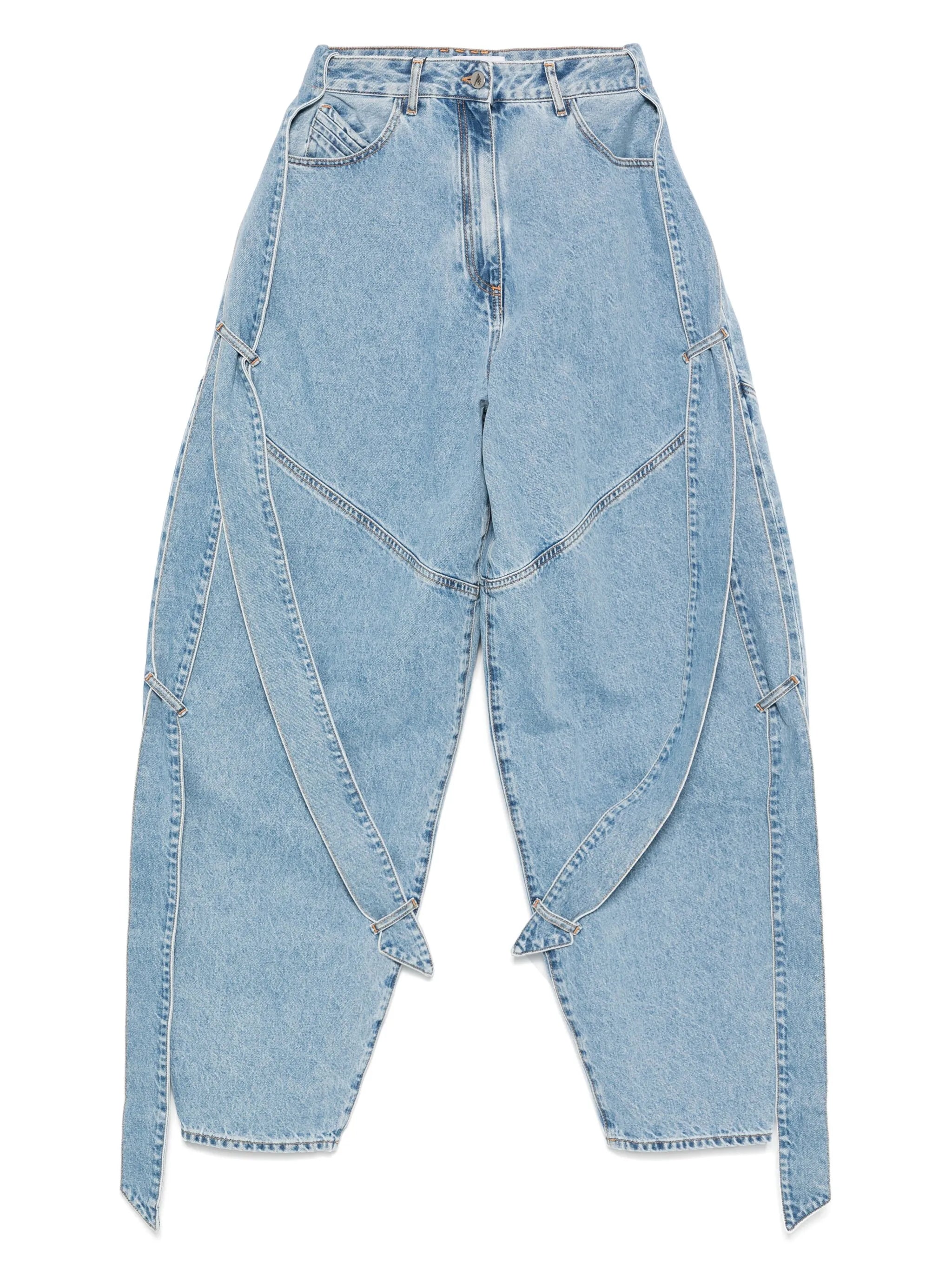 multi-string jeans