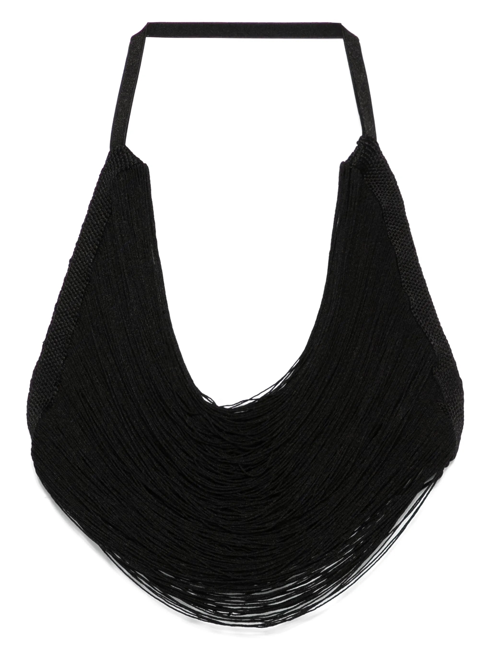 multi-strings crop top