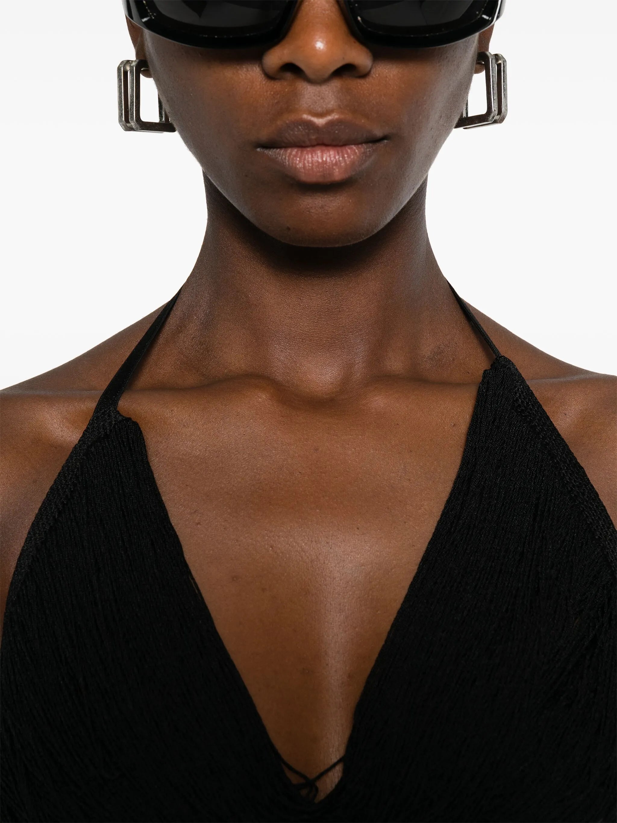 multi-strings crop top