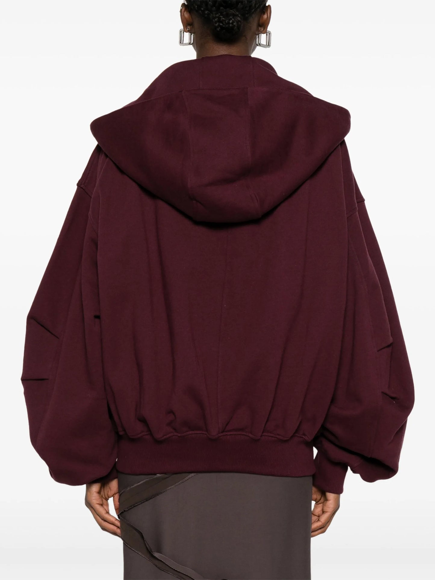 zip-up hoodie